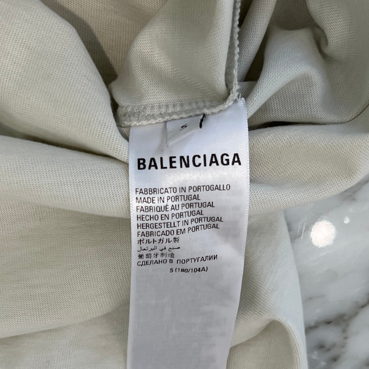 BALENCIAGA 2023SS Gaffer Logo Large Fit Tee 712398 TNVG1 Size S バレンシアガ ガファー ロゴ ラージ フィット Tシャツ サイズ S