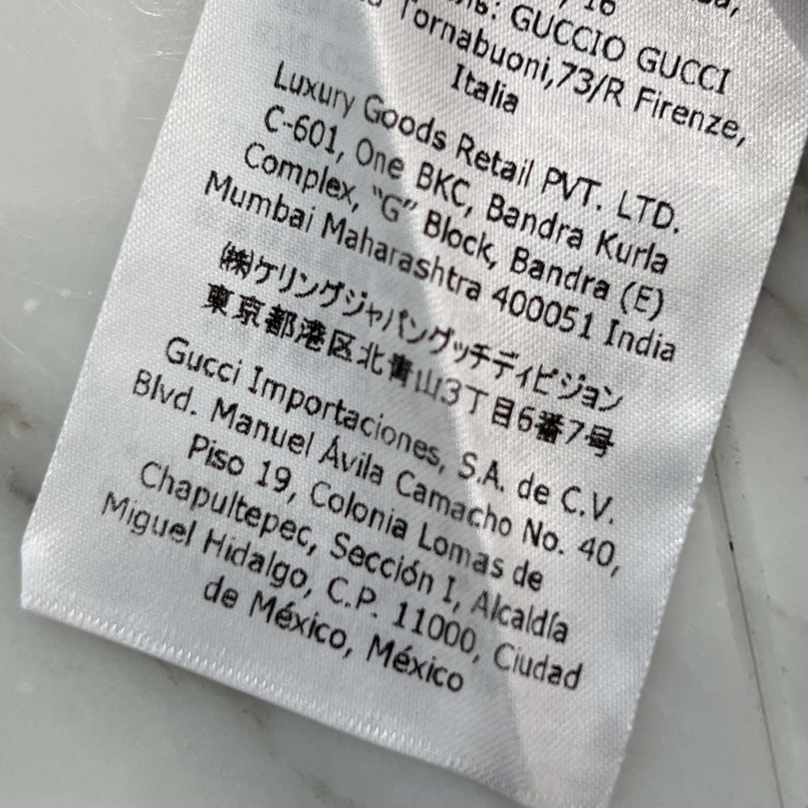 GUCCI 2019SS Blade Logo Print Tee 565806 XJAZY Size M グッチ ブレードロゴ プリント Tシャツ サイズM