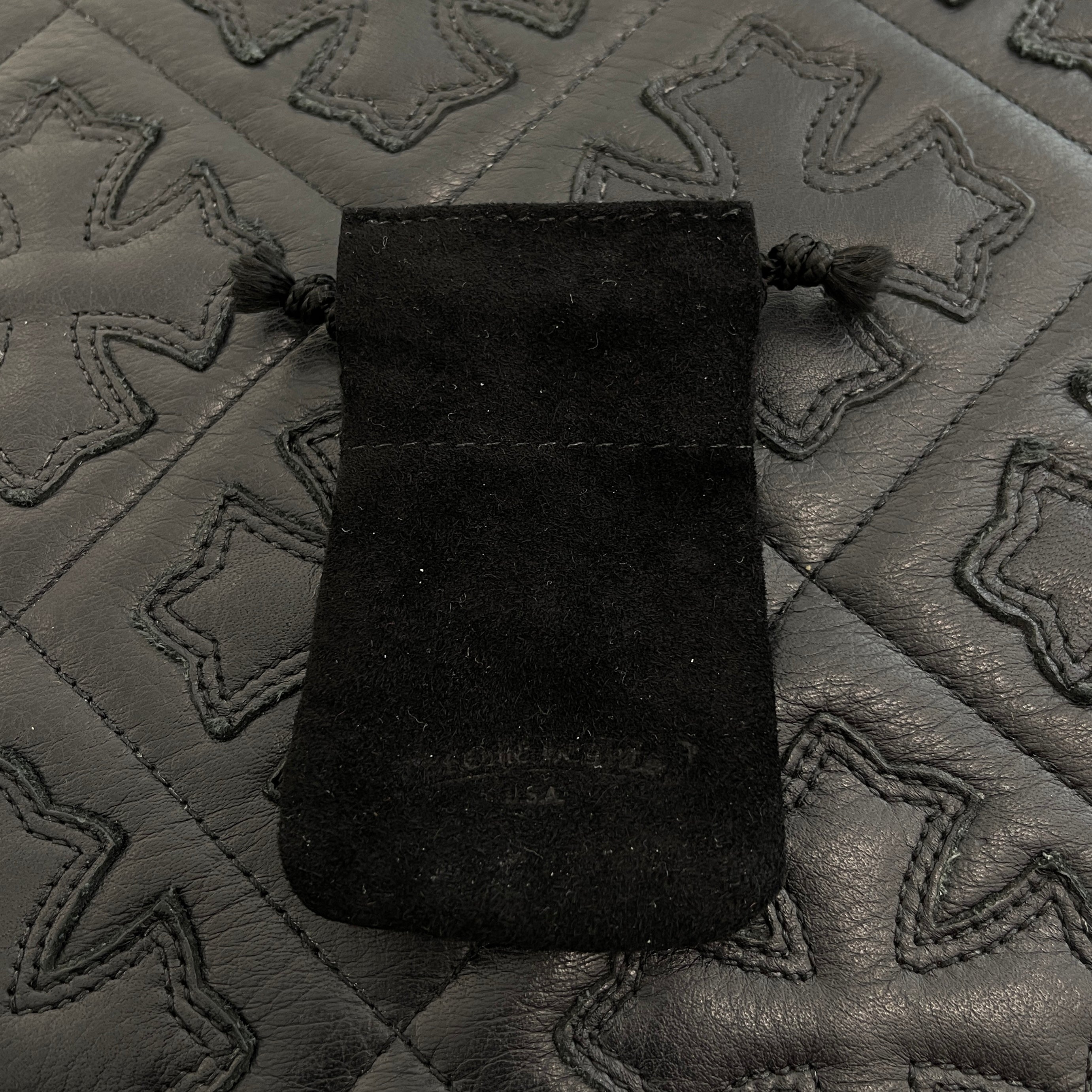 CHROME HEARTS 22K Safety Pin 1 Emerald Roll Chain Necklace Size 16 Inch クロムハーツ 22K セーフティピン 1エメラルド ロールチェーン ネックレス 16インチ