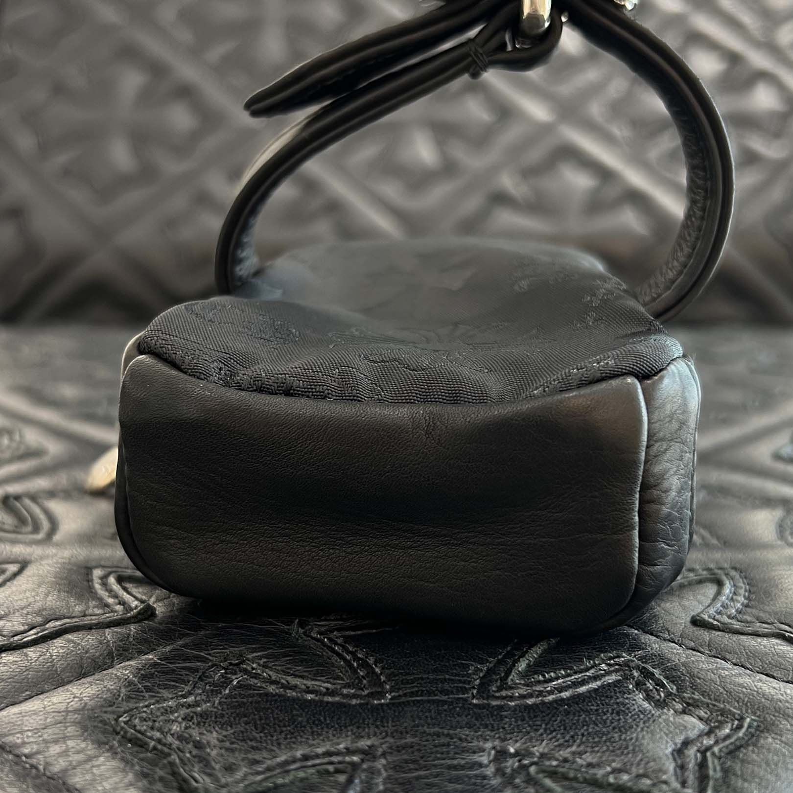 CHROME HEART Stencil Pattern Leather Wrist Bag クロムハーツ ステンシルパターン レザー リストバッグ