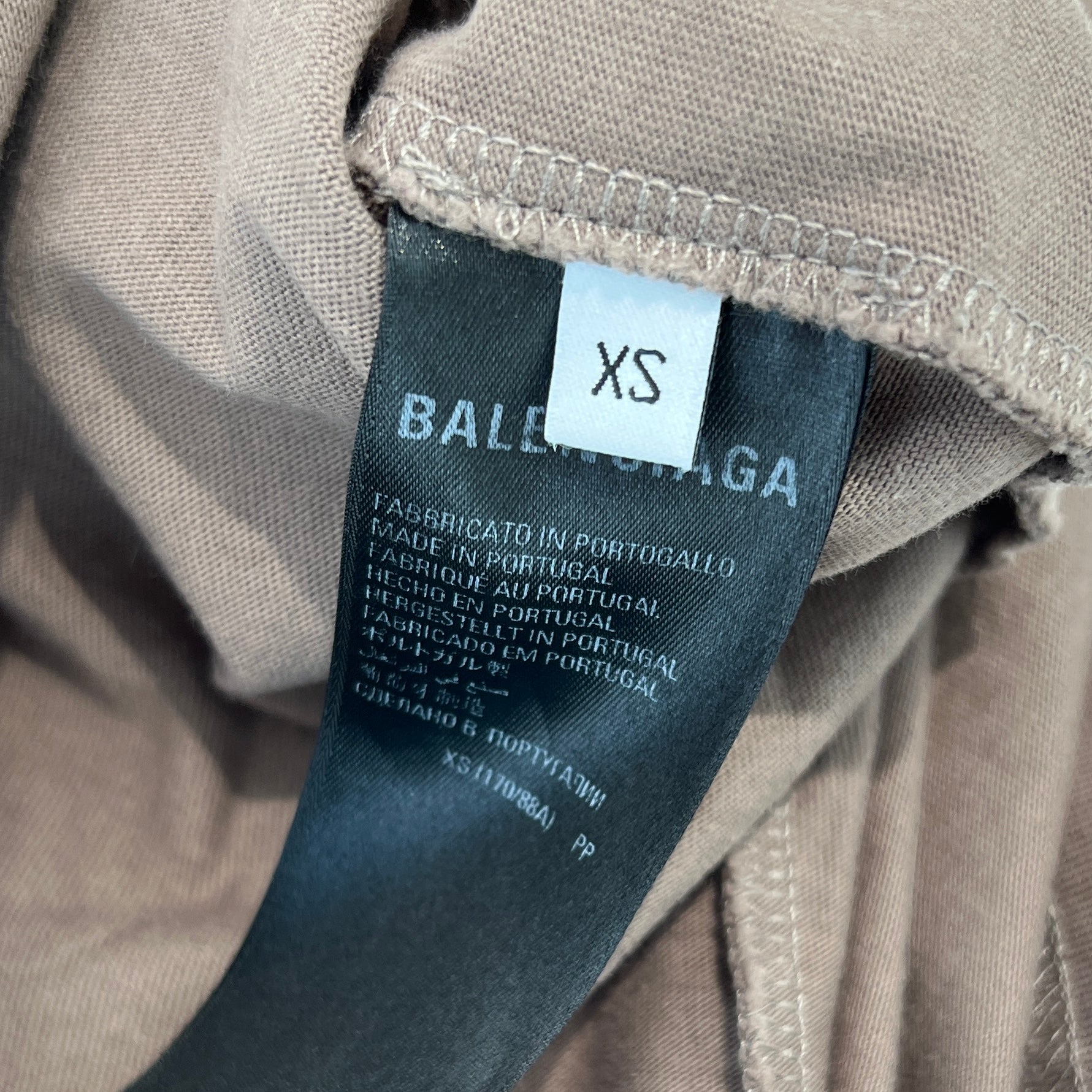 BALENCIAGA 2023SS Boxy Fit Vintage Cotton Jersey Tee 651795 TNVL1 Size XS バレンシアガ ボクシーフィット ヴィンテージ コットンジャージー Tシャツ サイズXS