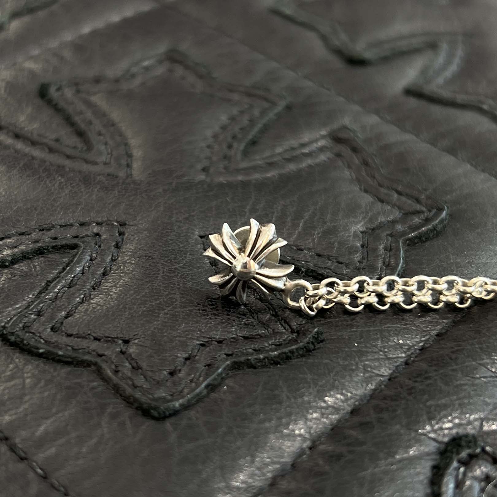 CHROME HEARTS CH Cross Double Dice Earrings クロムハーツ CHクロス ダブルダイス ピアス