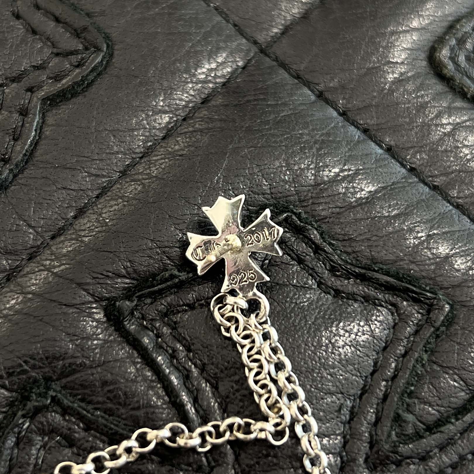 CHROME HEARTS CH Cross Double Dice Earrings クロムハーツ CHクロス ダブルダイス ピアス