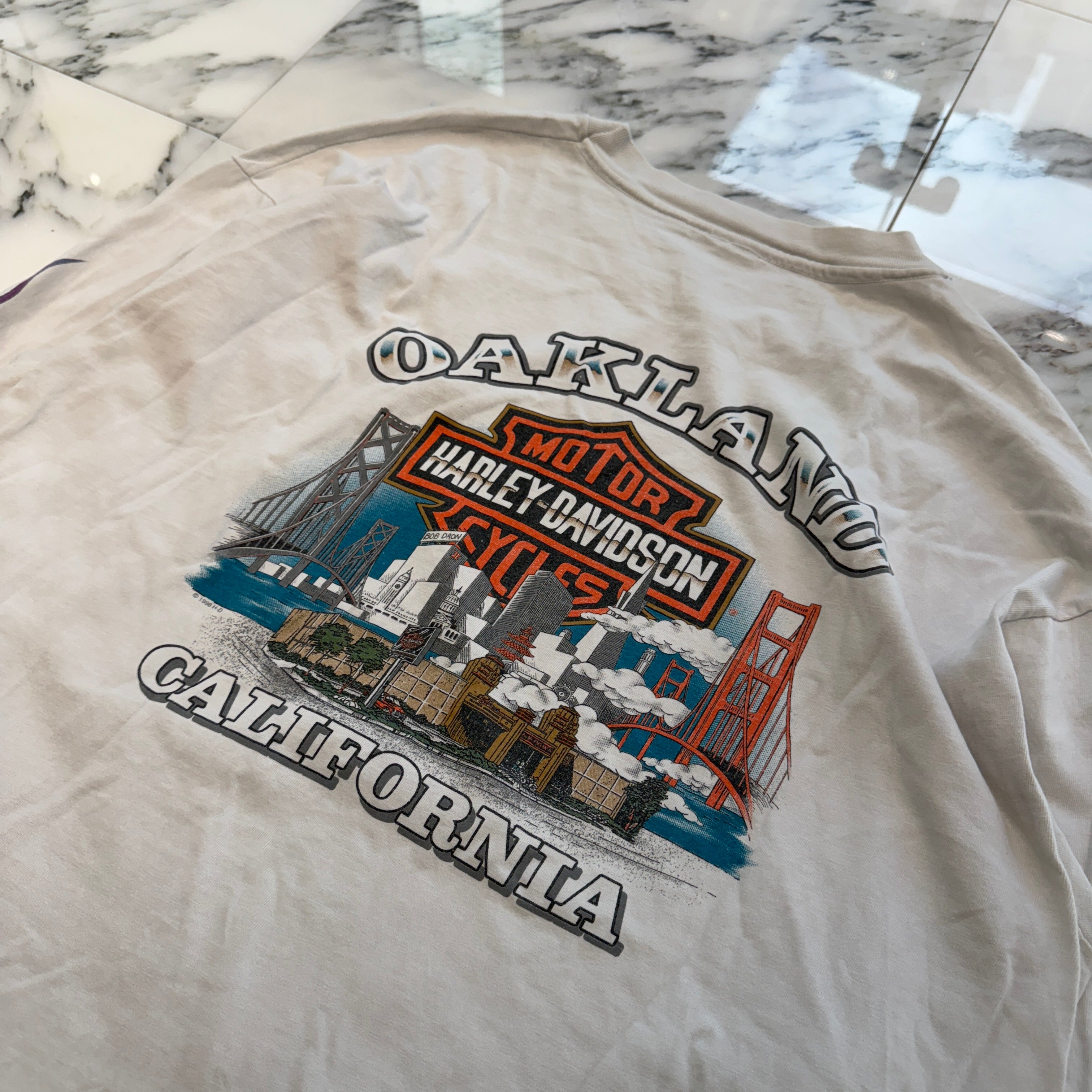 Vintage 90's Harley-Davidson "FEEL THE HEAT" L/S Tee ヴィンテージ 90's ハーレー・ダビットソン "フィール ザ ヒート" ロングスリーブ Tシャツ