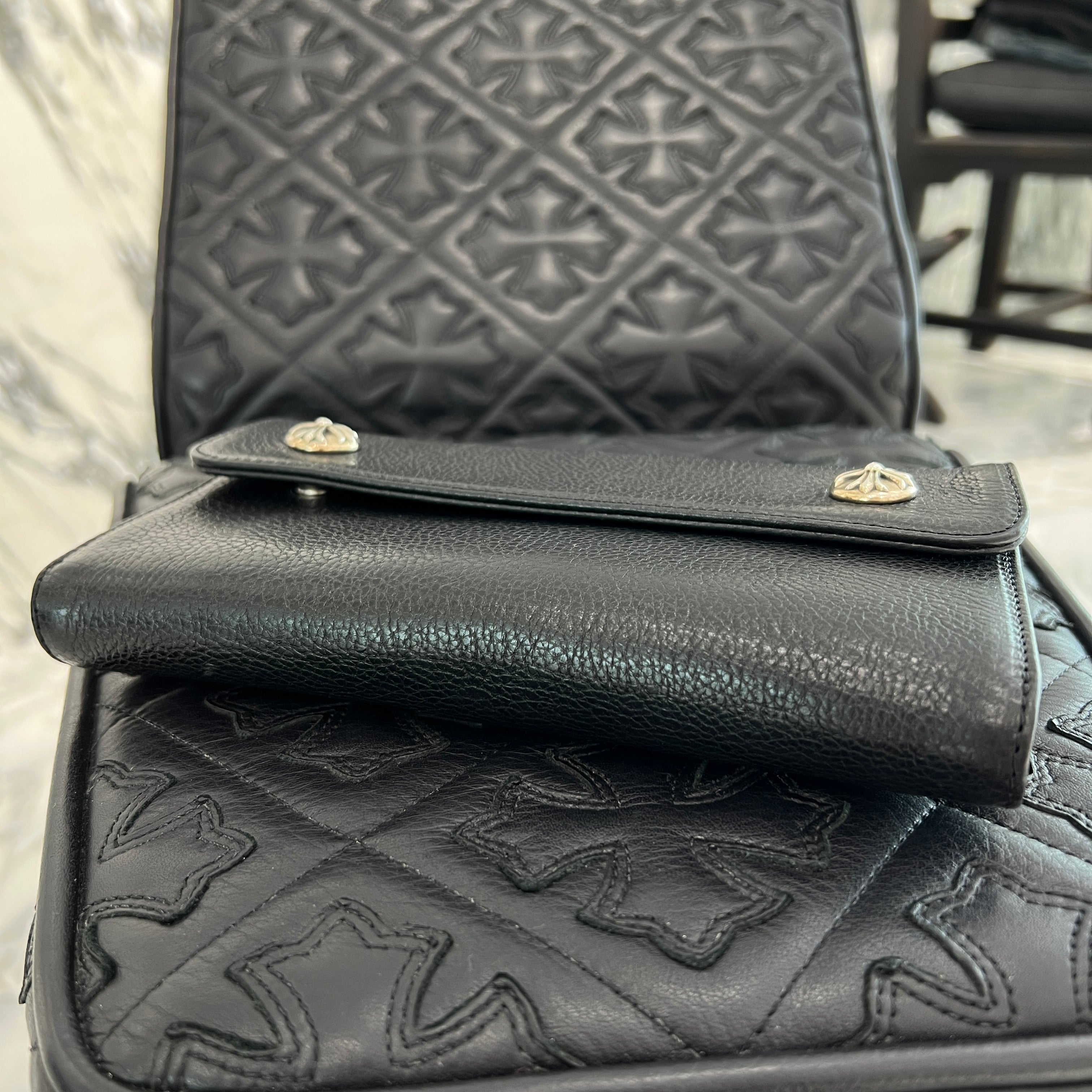 CHROME HEARTS Wave Cross Ball Wallet クロムハーツ ウェーブ クロスボール ウォレット