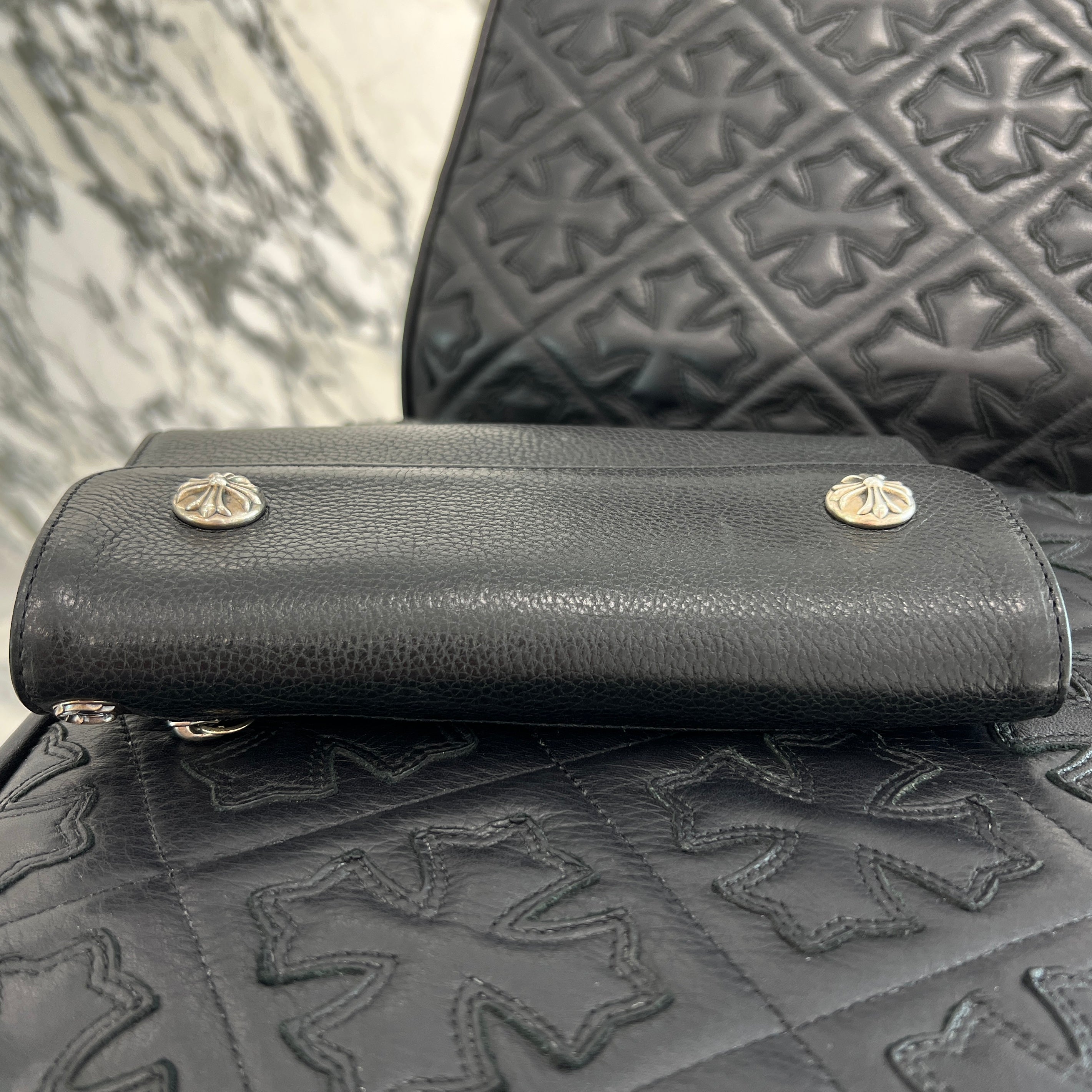 CHROME HEARTS Wave Cross Ball Wallet クロムハーツ ウェーブ クロスボール ウォレット