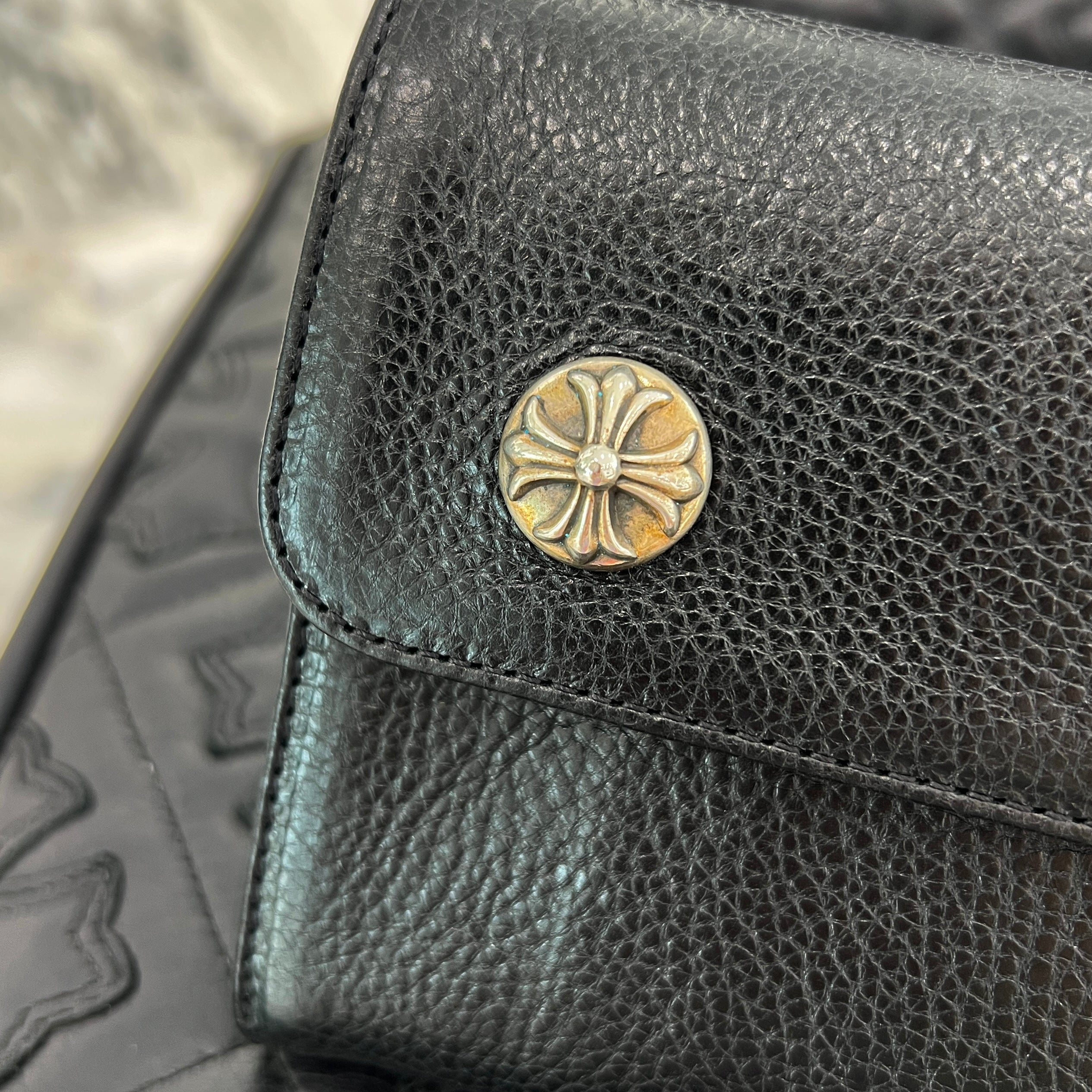 CHROME HEARTS Wave Cross Ball Wallet クロムハーツ ウェーブ クロスボール ウォレット