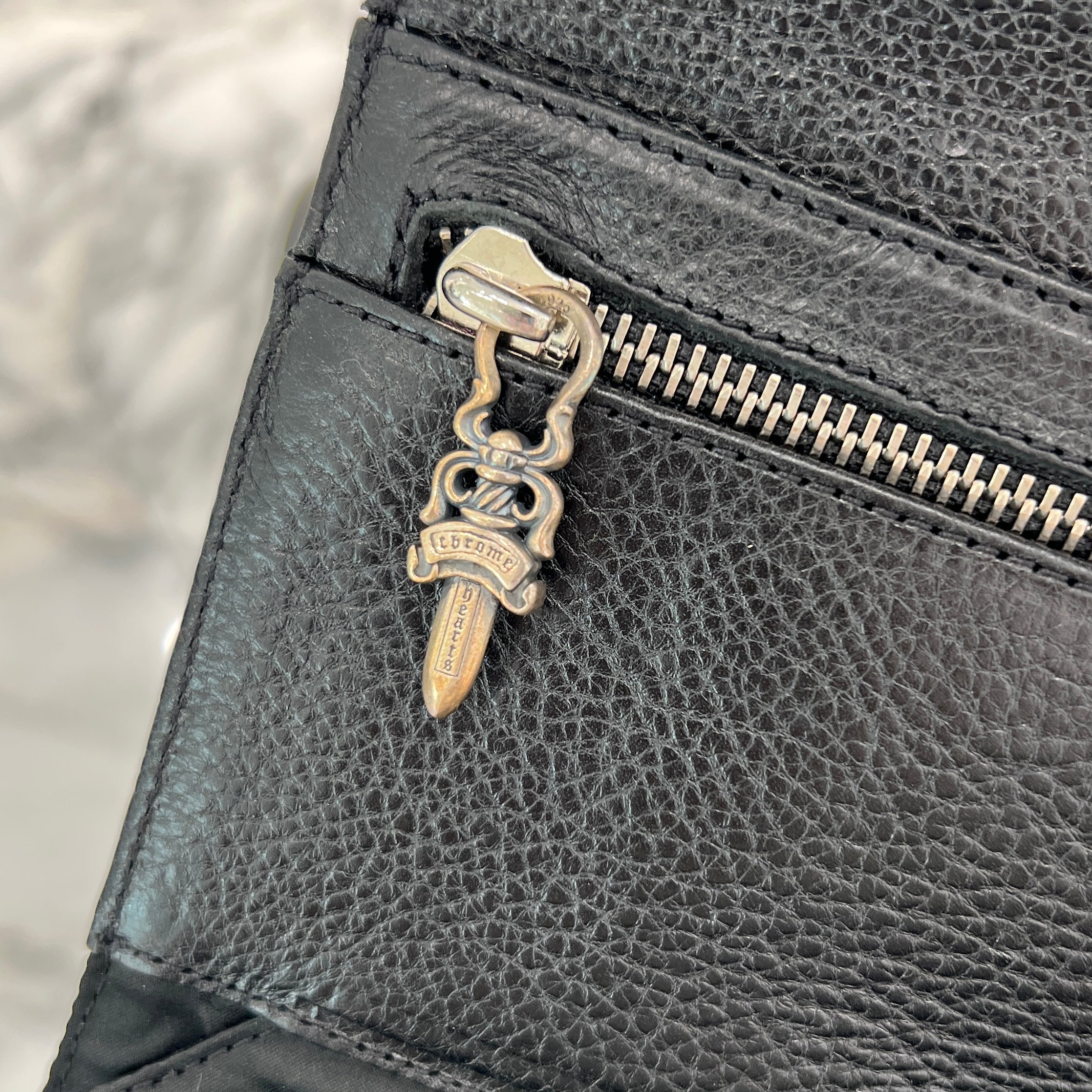 CHROME HEARTS Wave Cross Ball Wallet クロムハーツ ウェーブ クロス