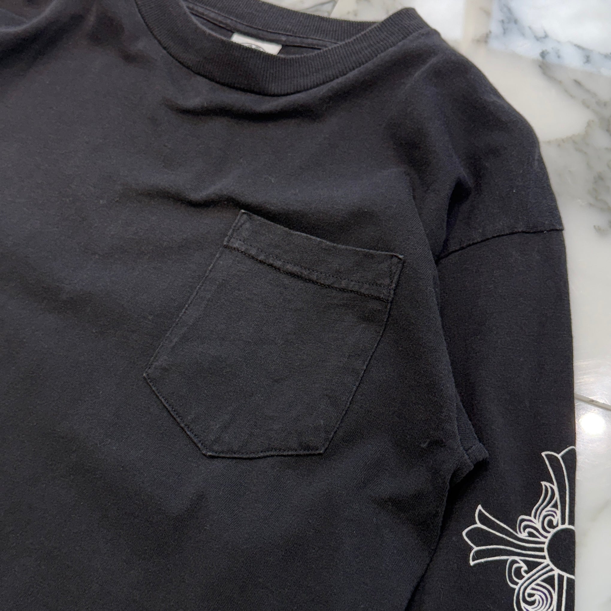 CHROME HEARTS Arm Multi Logo Long Sleeve Tee Size M クロムハーツ