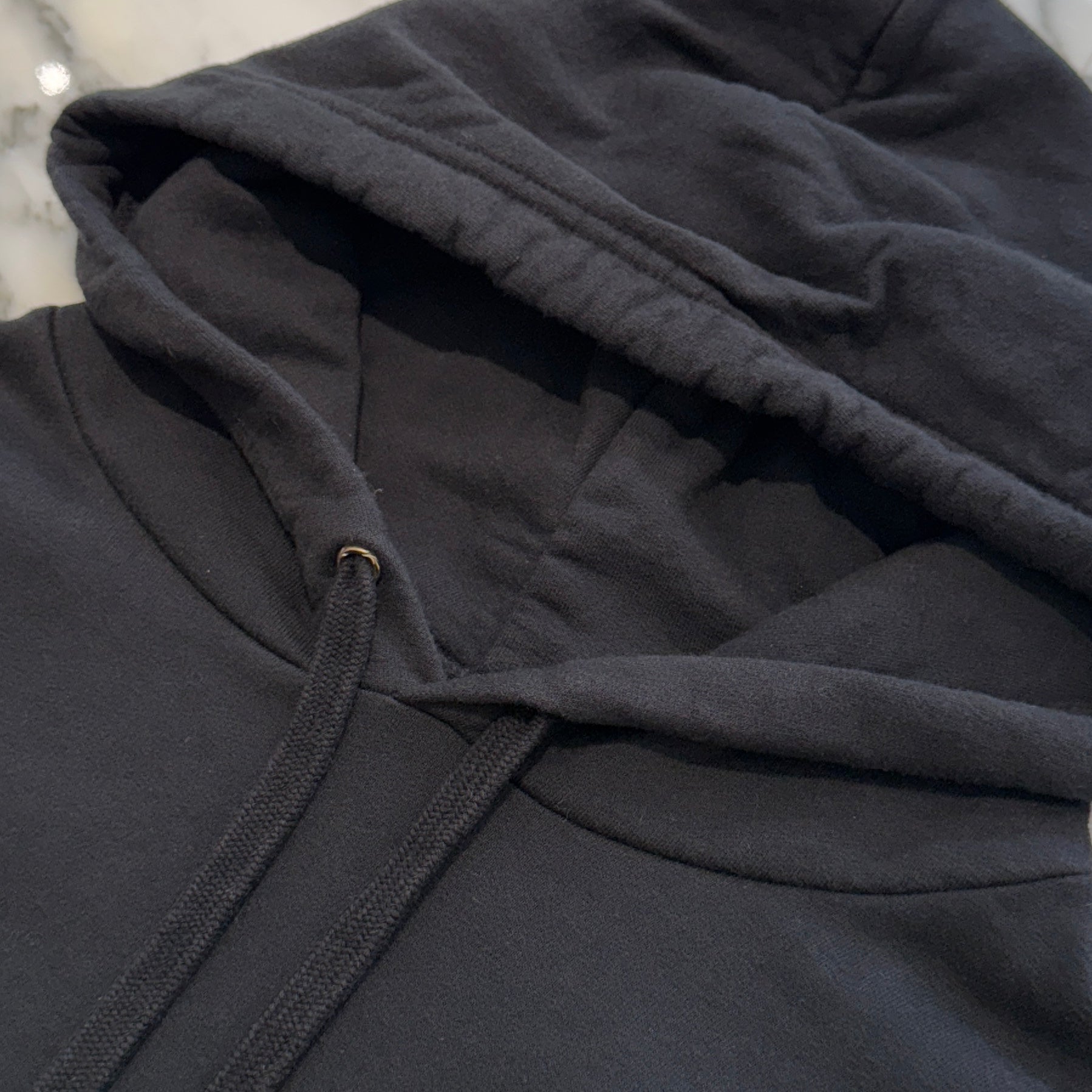 CHROME HEARTS 2024SS Online Limited Vertical Logo Gold Glitter Hoodie Size L クロムハーツ オンライン限定 ヴァーティカルロゴ ゴールドグリッターフーディ サイズL