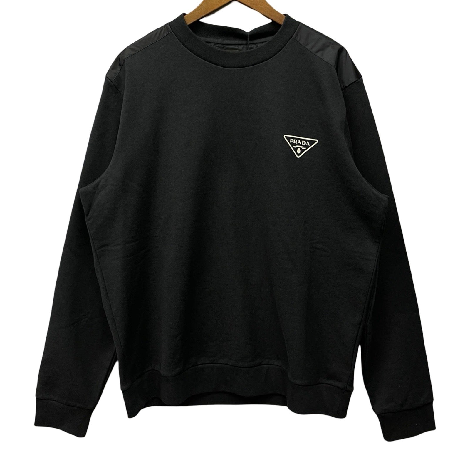 PRADA 2024AW Triangle Logo Sweatshirts UJL21A R232 1U77 Size XXXL