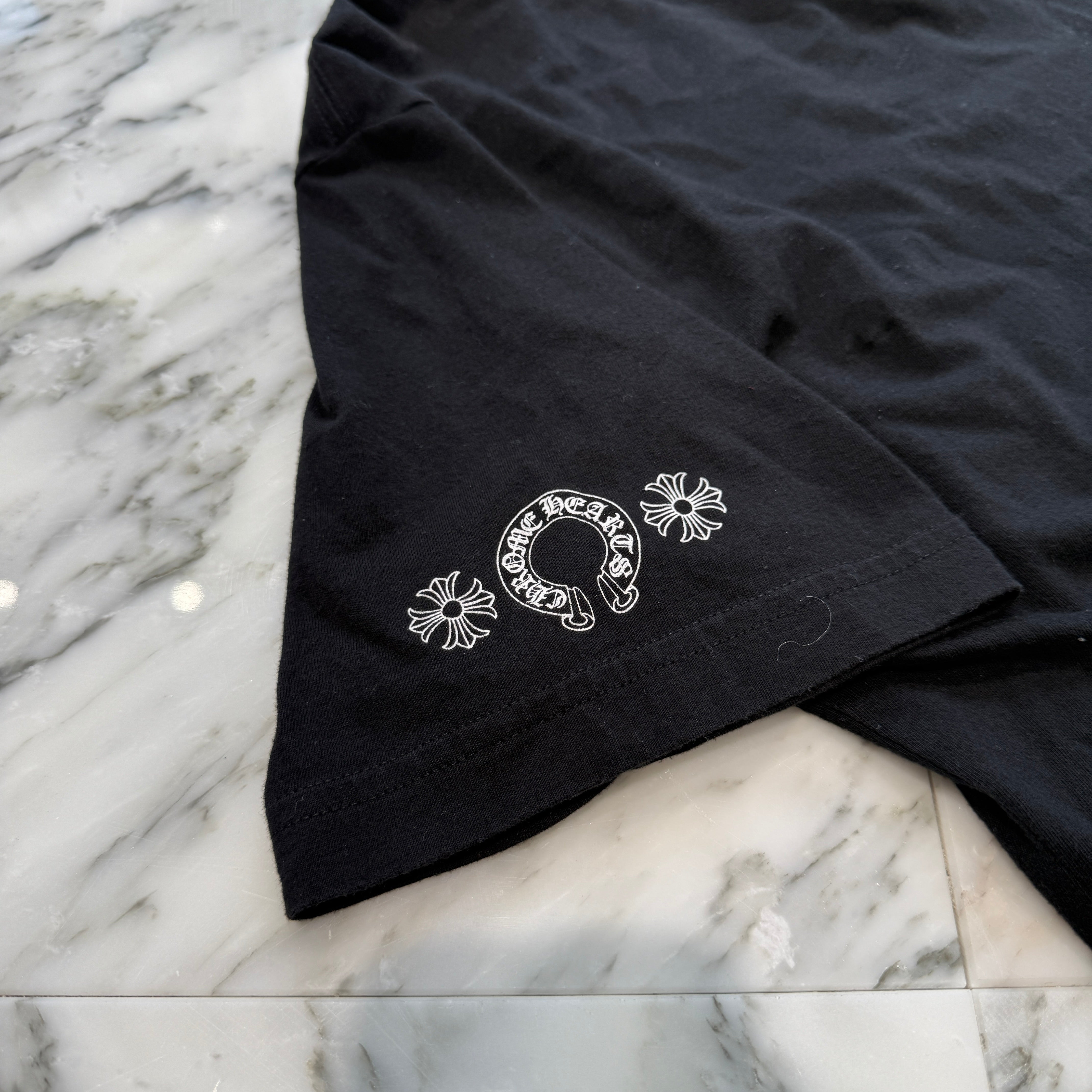 CHROME HEARTS MLTCOL CEM CRS Tee Size S クロムハーツ マルチカラー セメタリークロス Tシャツ サイズS