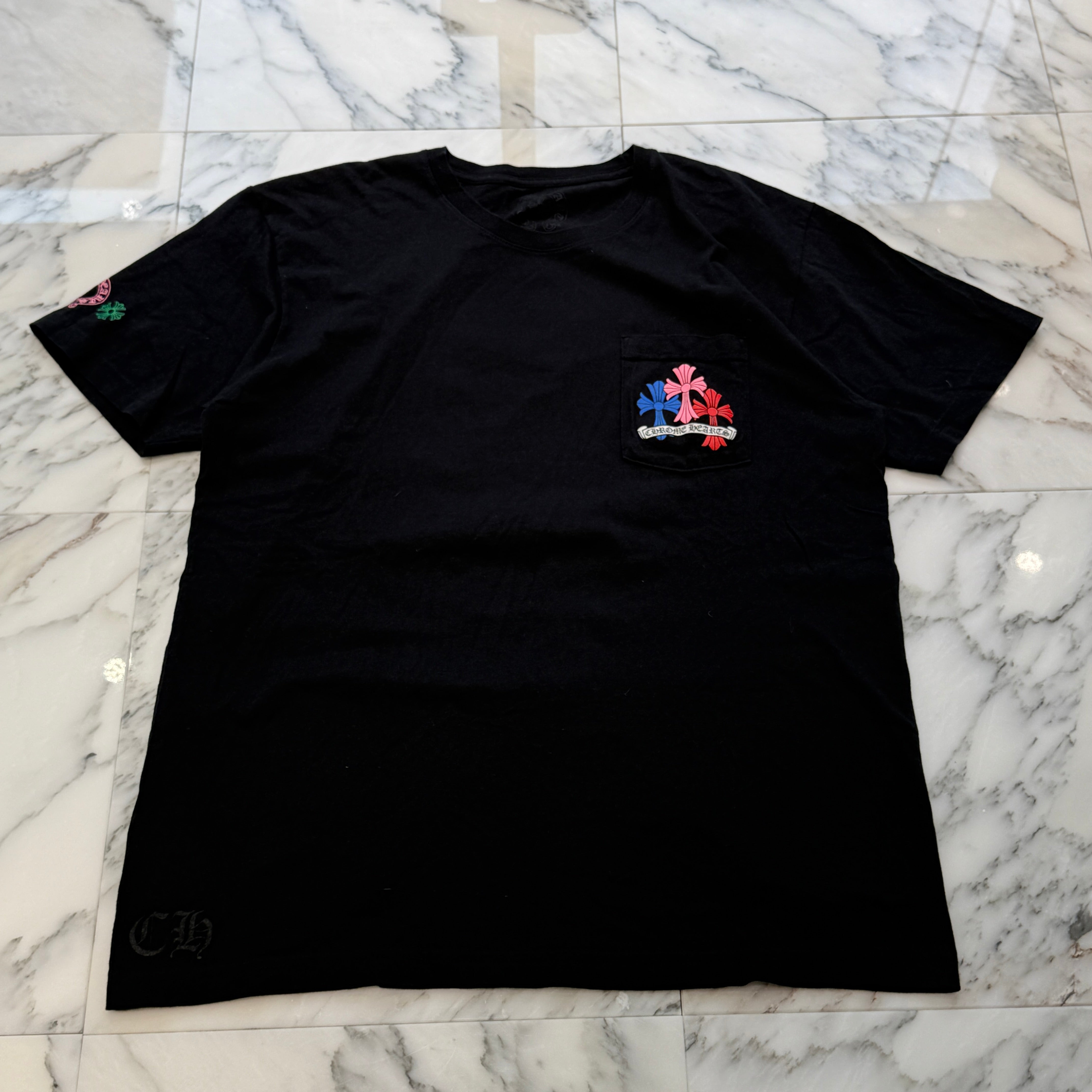 CHROME HEARTS 2021SS MLTCOL CEM CRS Tee Size XL クロムハーツ マルチカラー セメタリークロス Tシャツ サイズXL