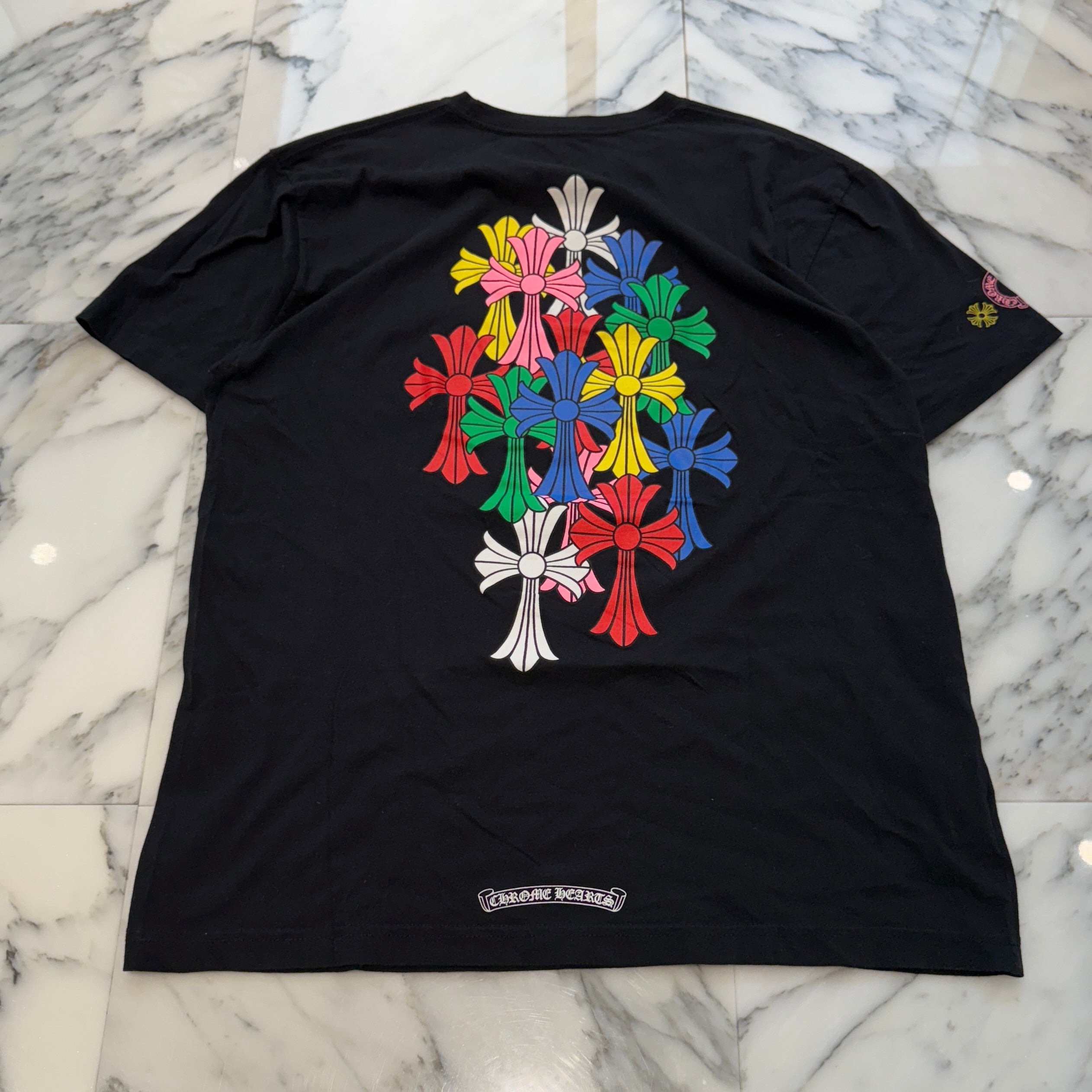 CHROME HEARTS 2021SS MLTCOL CEM CRS Tee Size XL クロムハーツ マルチカラー セメタリークロス Tシャツ サイズXL