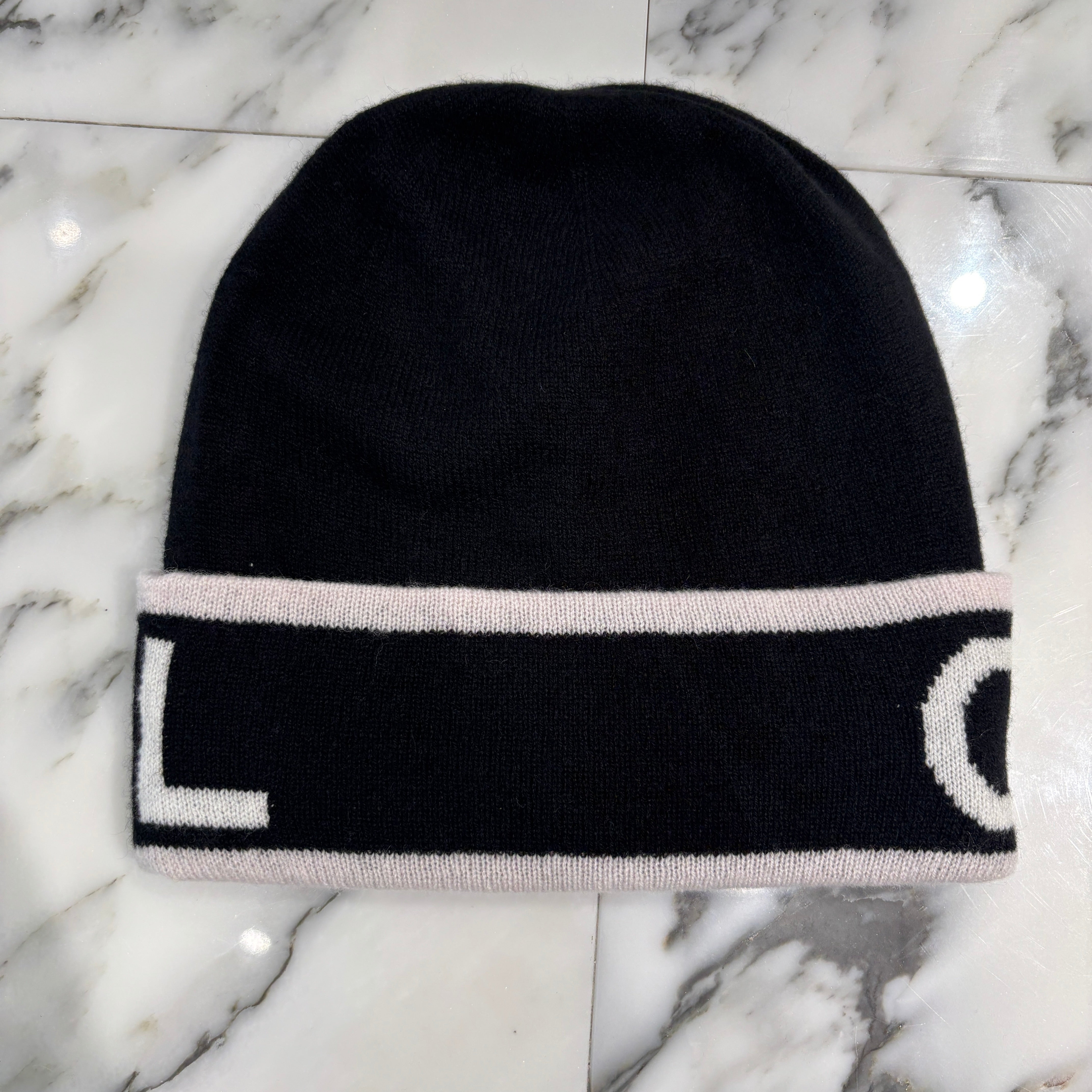 CHANEL 2024 Cruise Cashmere Logo Beanie AAA204 B17041 Size FREE SIZE シャネル 2024クルーズ カシミア ロゴビーニーサイズFREE SIZE
