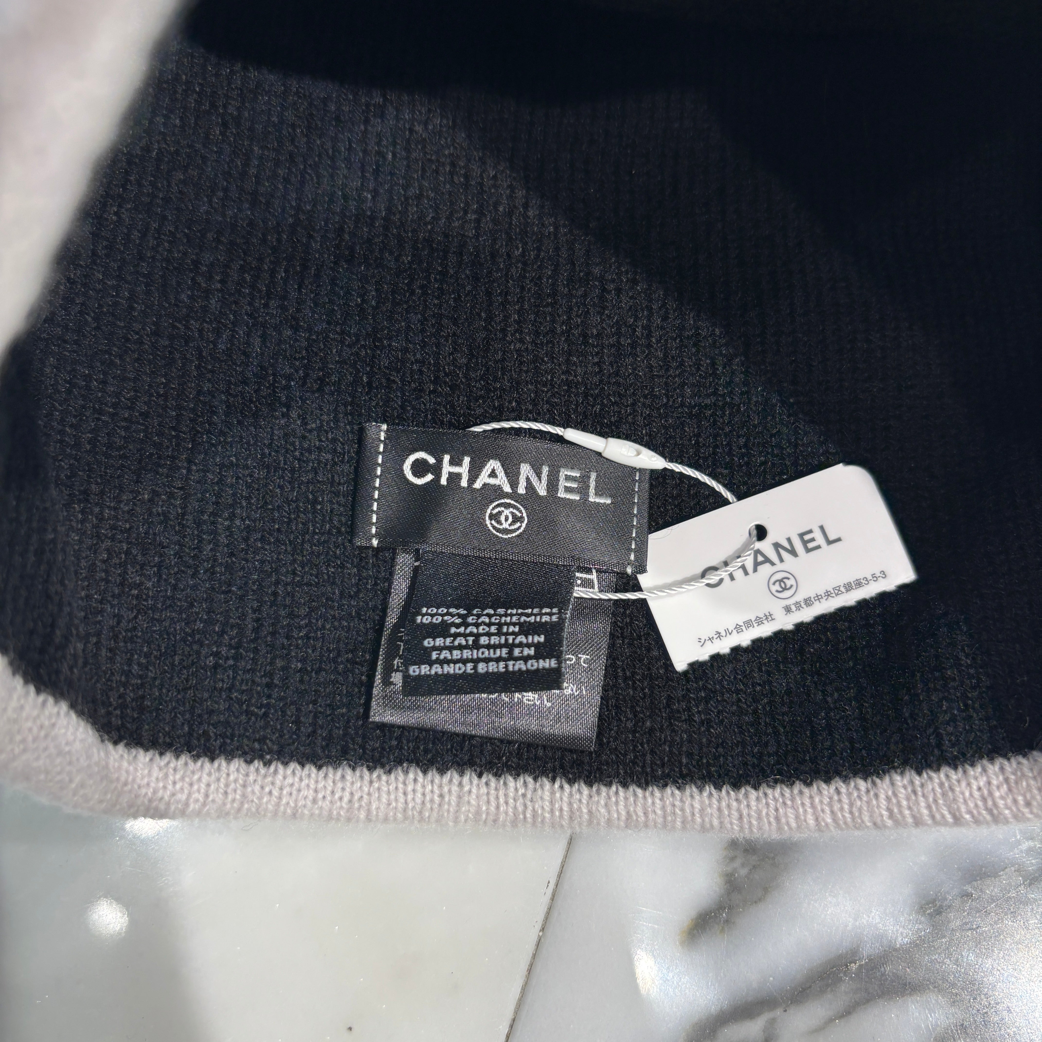 CHANEL 2024 Cruise Cashmere Logo Beanie AAA204 B17041 Size FREE SIZE シャネル 2024クルーズ カシミア ロゴビーニーサイズFREE SIZE