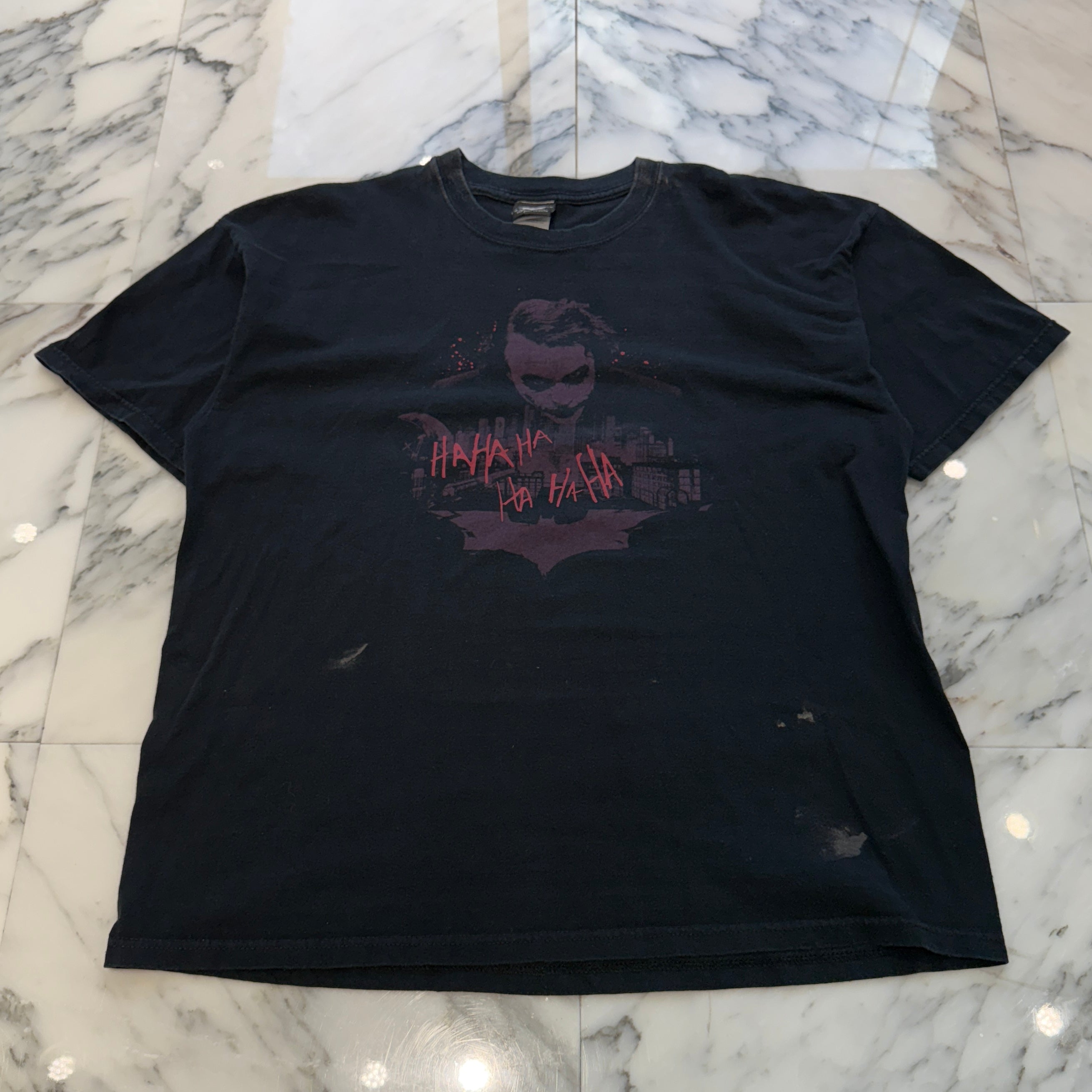 Vintage 00's The Dark Night "JOKER" 2009 GILDAN Tee Size XL 00's ザ・ダーク・ナイト "ジョーカー" 2009 ギルダン社製 Tシャツ サイズXL