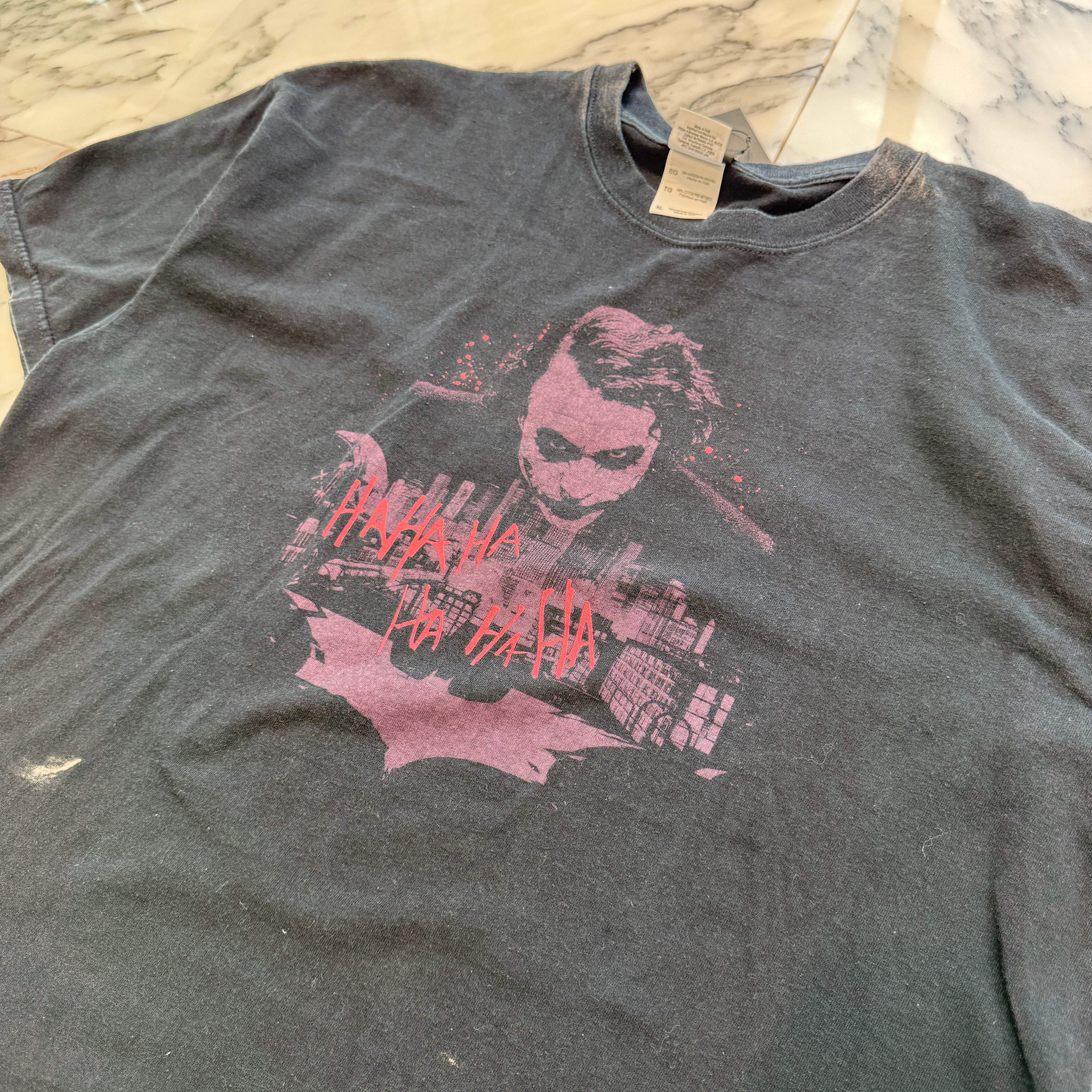 Vintage 00's The Dark Night "JOKER" 2009 GILDAN Tee Size XL 00's ザ・ダーク・ナイト "ジョーカー" 2009 ギルダン社製 Tシャツ サイズXL