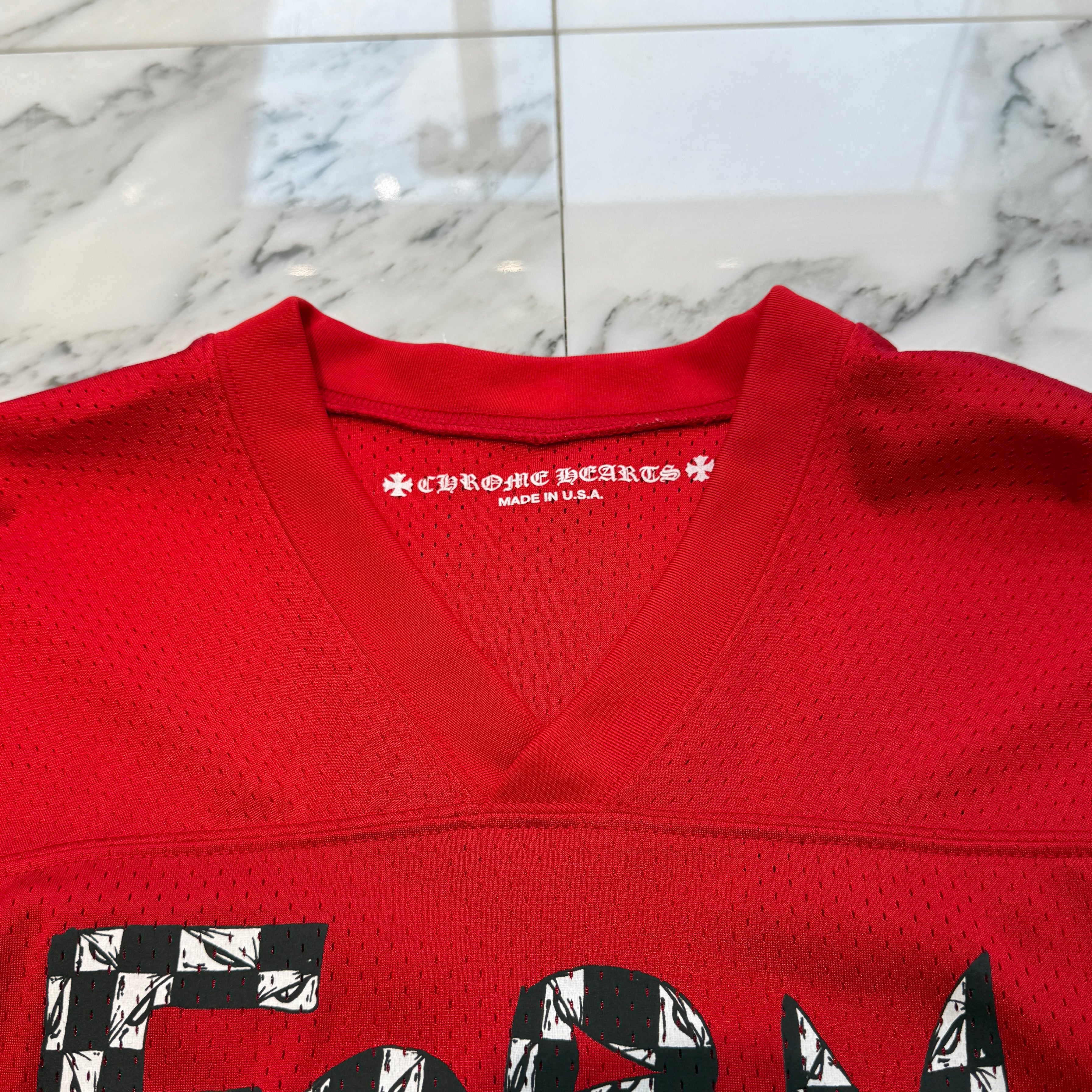 CHROME HEARTS Matty "TEAM" Mesh Warm Up Jersey Size M クロムハーツ マッティ "チーム" メッシュウォームアップジャージー サイズM