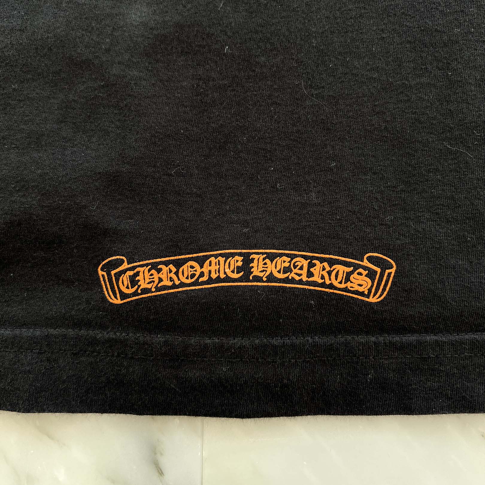 CHROME HEARTS King Taco 3 Cemetery Cross Print Long Sleeve Tee Size S クロムハーツ キングタコ 3 セメタリークロス プリント ロングスリーブ Tシャツ サイズS