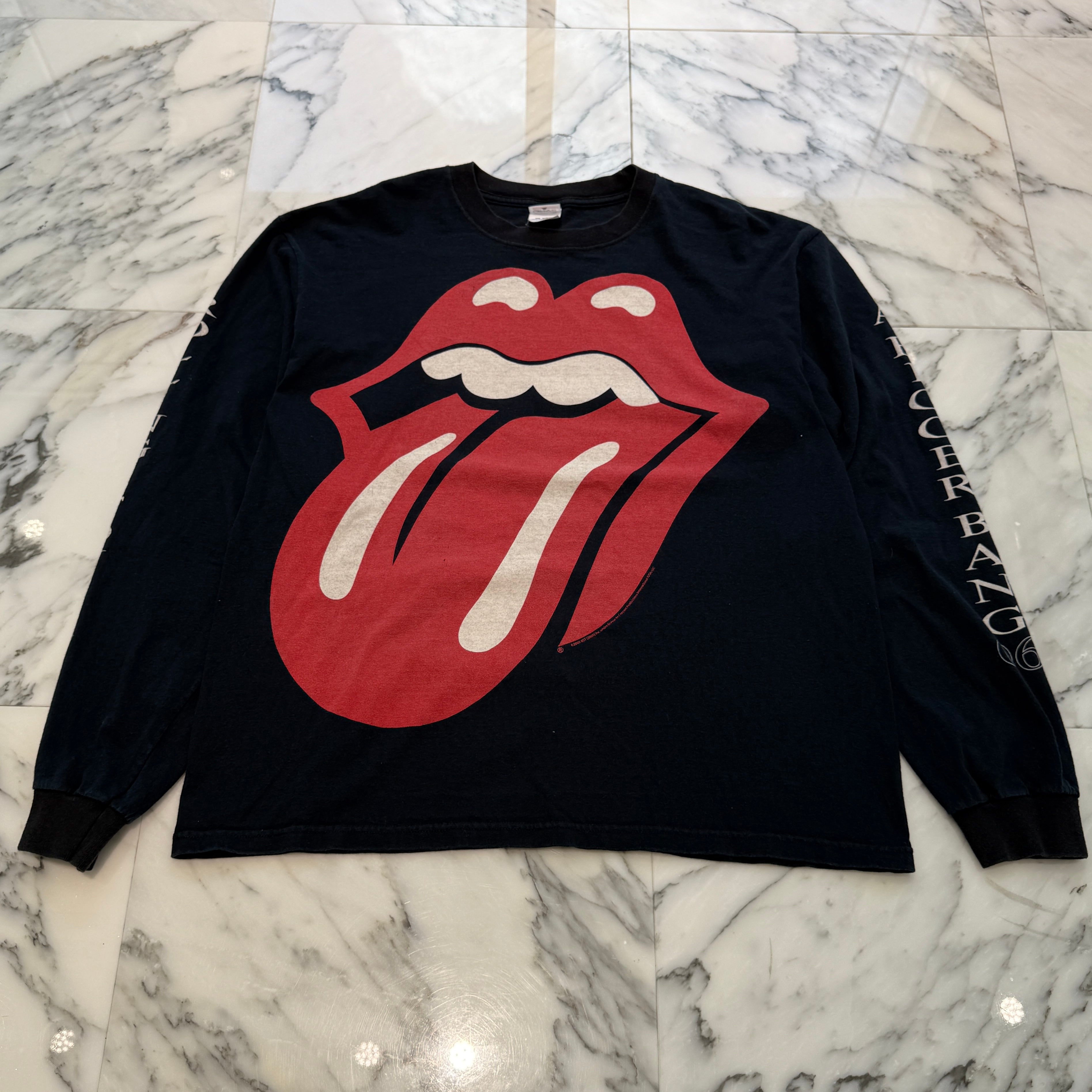 Vintage 00's The Rolling Stones "A Bigger Bang" 2005 LIP & TONGUE anvil L/S Tee Size L 00's ローリング・ストーンズ "ア・ビガー・バン" 2005 リップ＆タン アンビル社製 ロングスリーブTシャツ サイズL