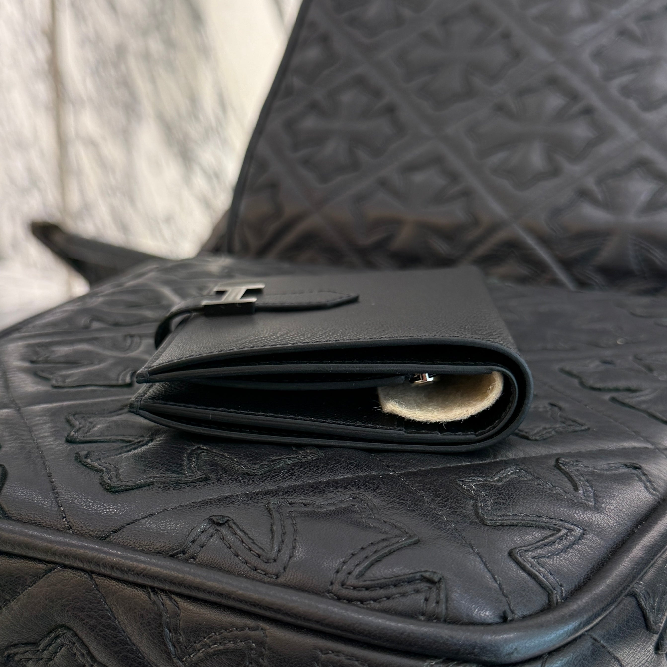 HERMES Bearn Compact Wallet "MONOCHROME" K刻印 エルメス ベアン コンパクト ウォレット "モノクローム" K刻印