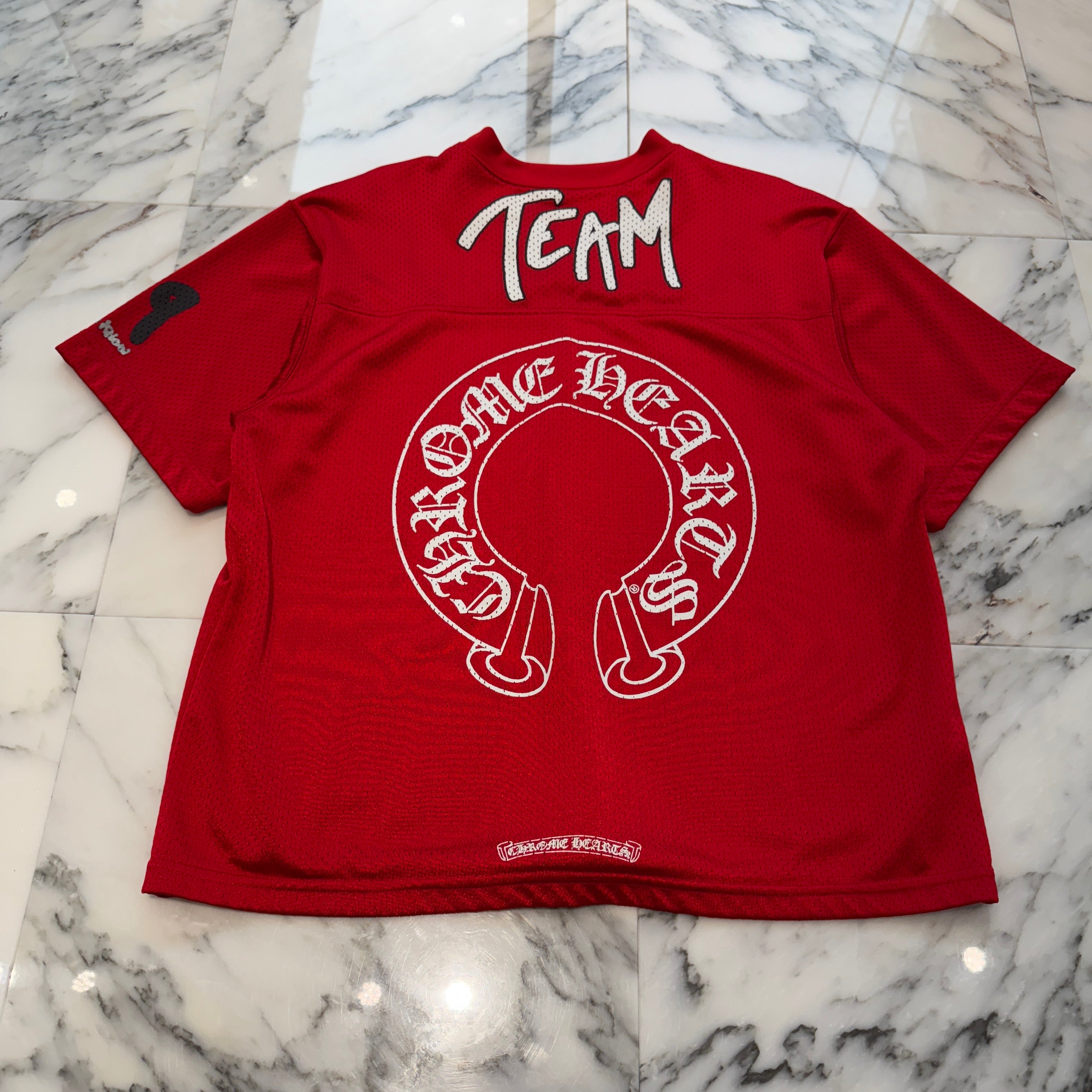 CHROME HEARTS Matty "TEAM" Mesh Warm Up Jersey Size M クロムハーツ マッティ "チーム" メッシュウォームアップジャージー サイズM