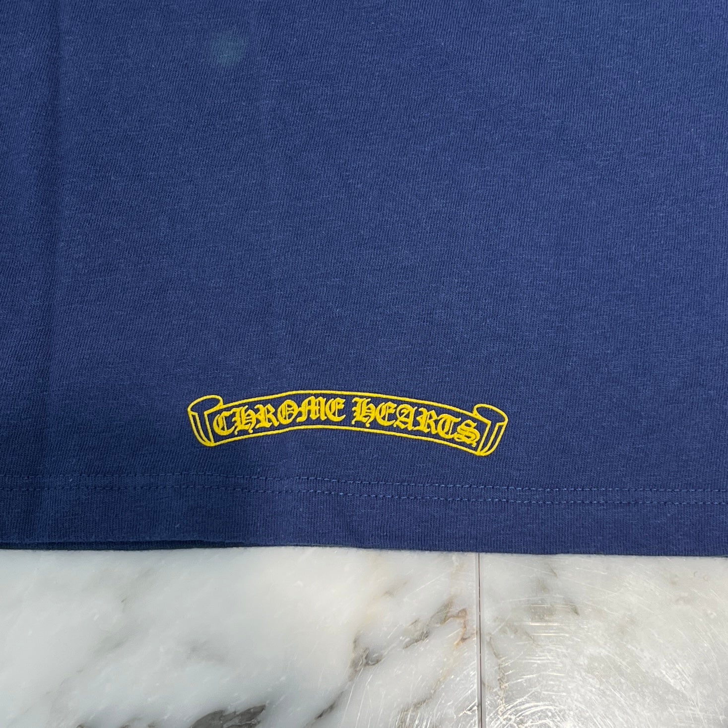 CHROME HEARTS Back Horseshoe Print Ladies Ringer Tee Size L クロム