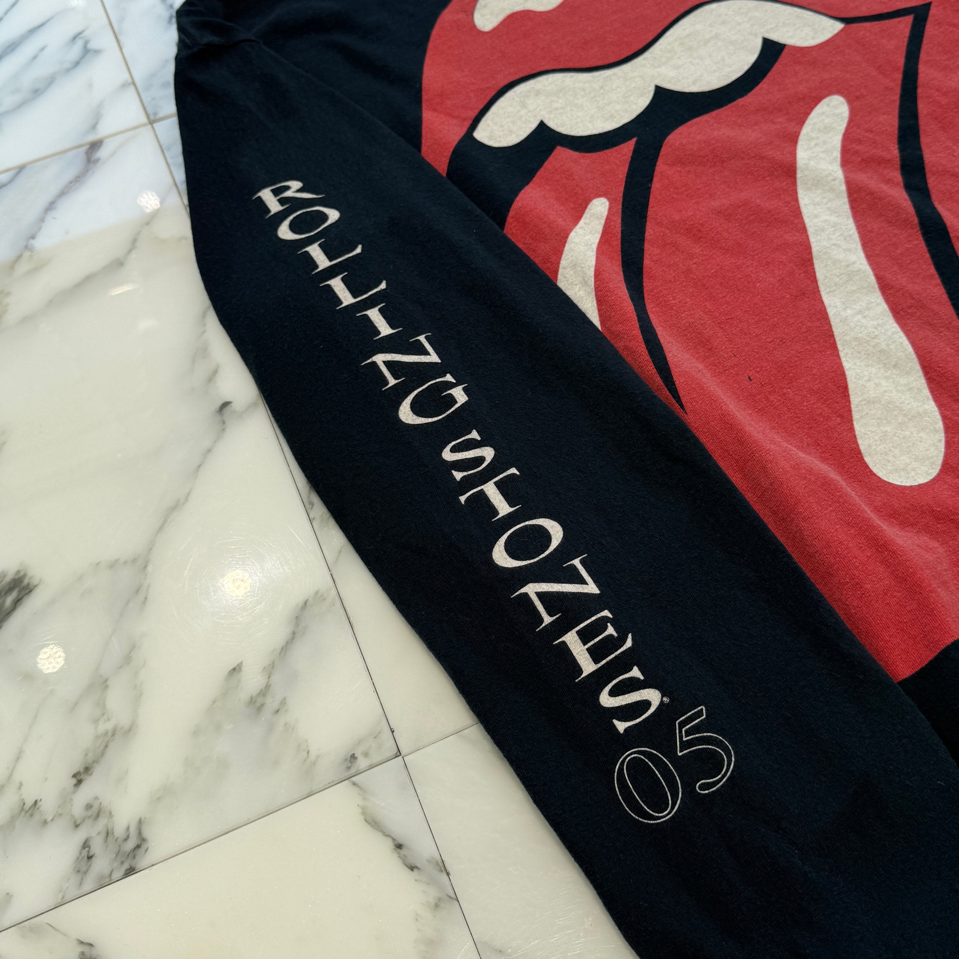 Vintage 00's The Rolling Stones "A Bigger Bang" 2005 LIP & TONGUE anvil L/S Tee Size L 00's ローリング・ストーンズ "ア・ビガー・バン" 2005 リップ＆タン アンビル社製 ロングスリーブTシャツ サイズL