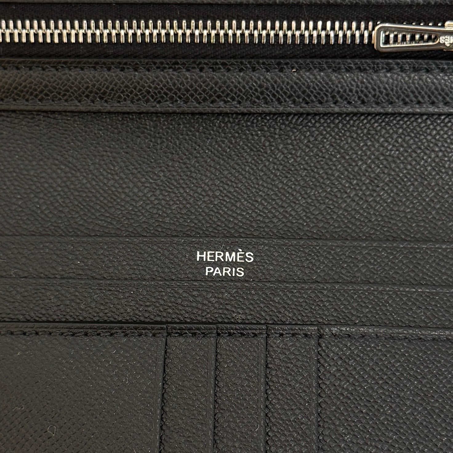 HERMES Bearn Compact Wallet "MONOCHROME" K刻印 エルメス ベアン コンパクト ウォレット "モノクローム" K刻印