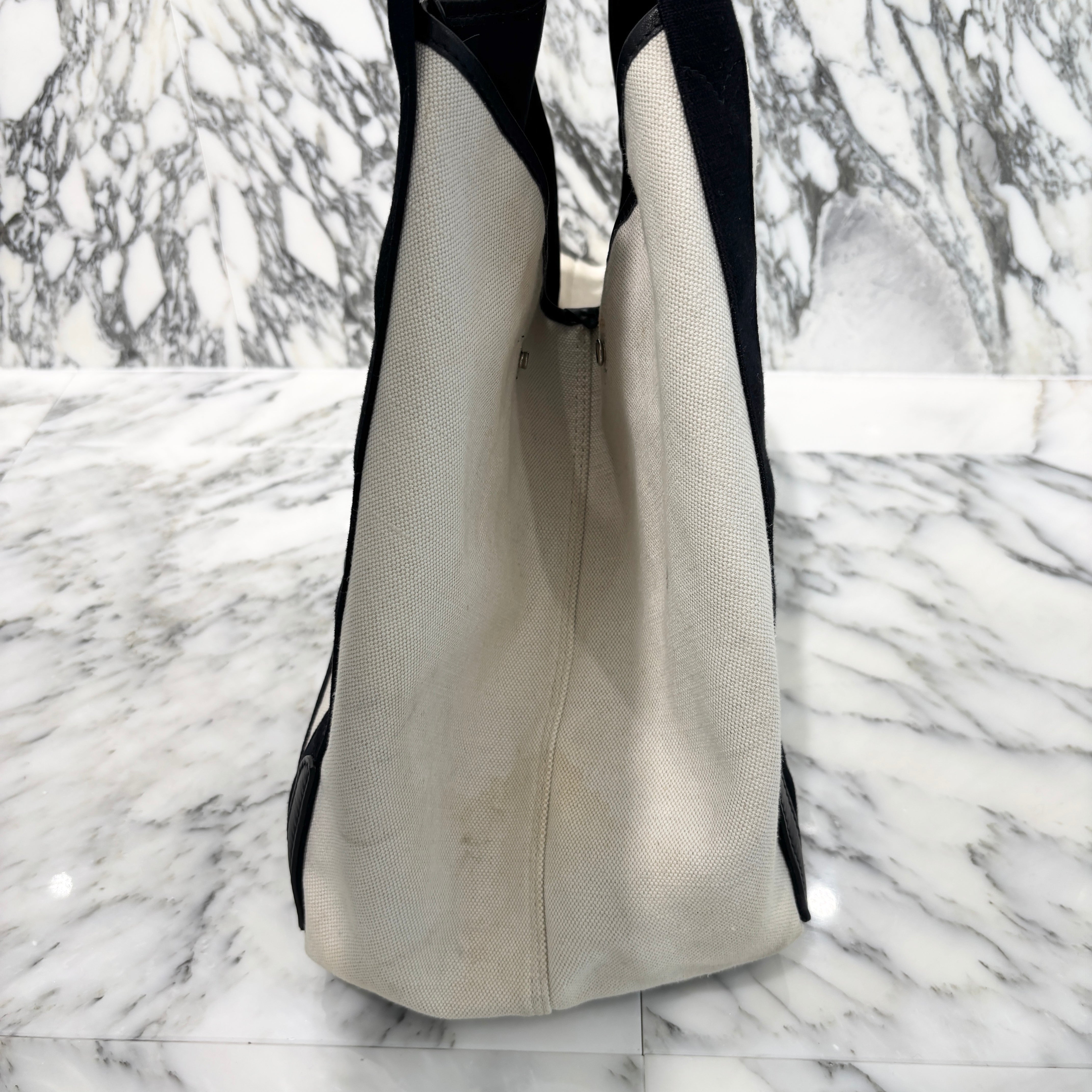 BALENCIAGA 2021SS Navy Cabas Tote Bag 581292 バレンシアガ ネイビーカバス トートバッグ