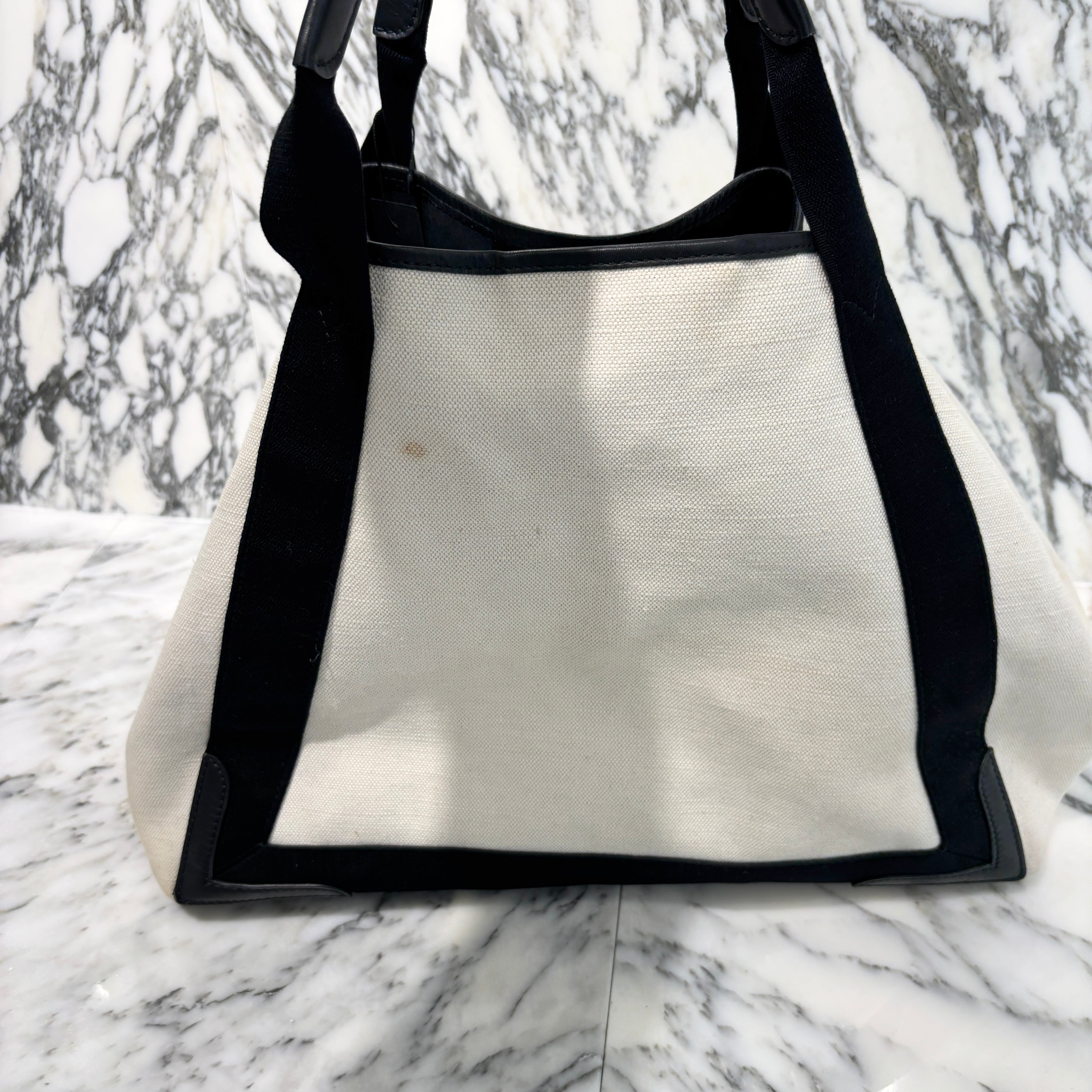 BALENCIAGA 2021SS Navy Cabas Tote Bag 581292 バレンシアガ ネイビーカバス トートバッグ