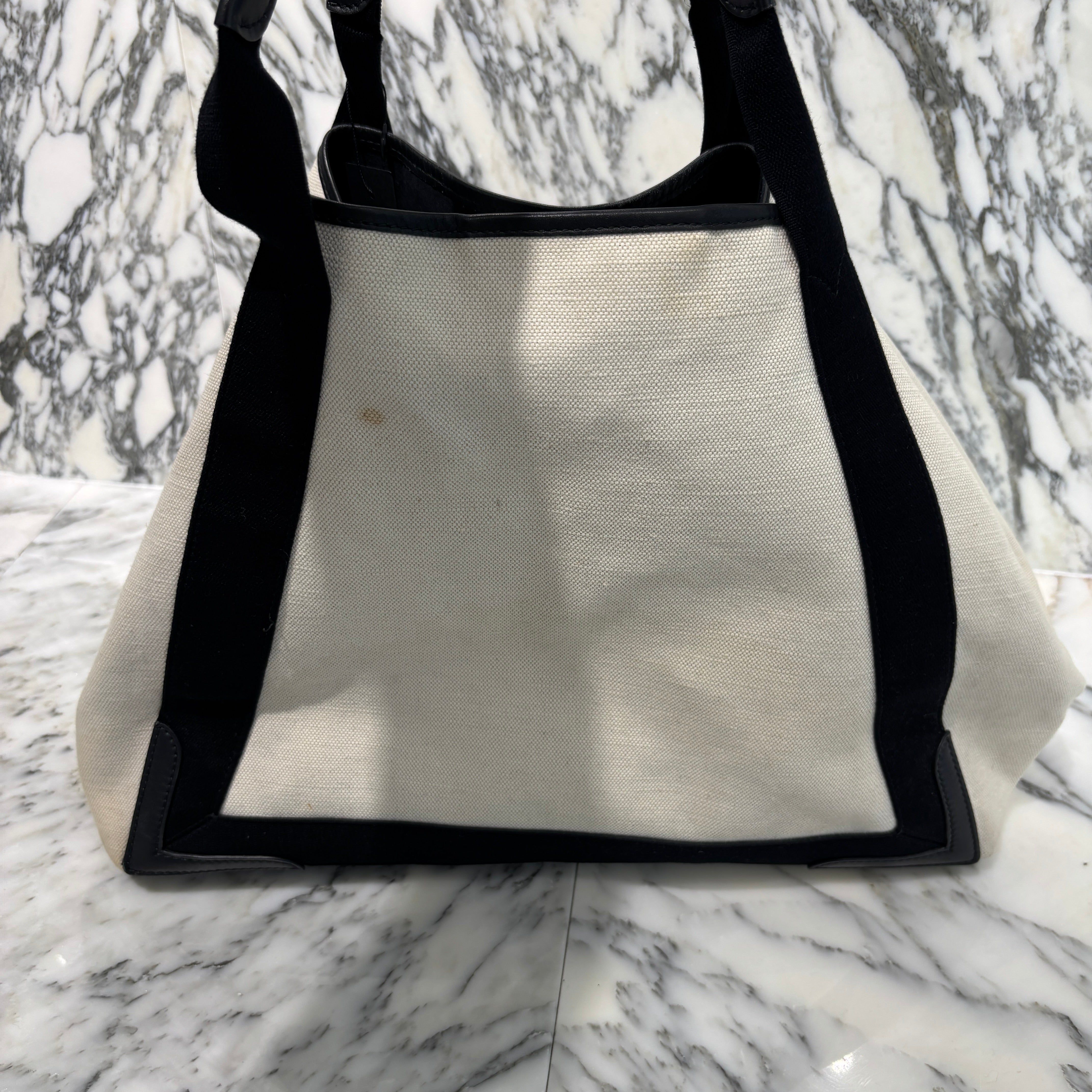 BALENCIAGA 2021SS Navy Cabas Tote Bag 581292 バレンシアガ ネイビーカバス トートバッグ