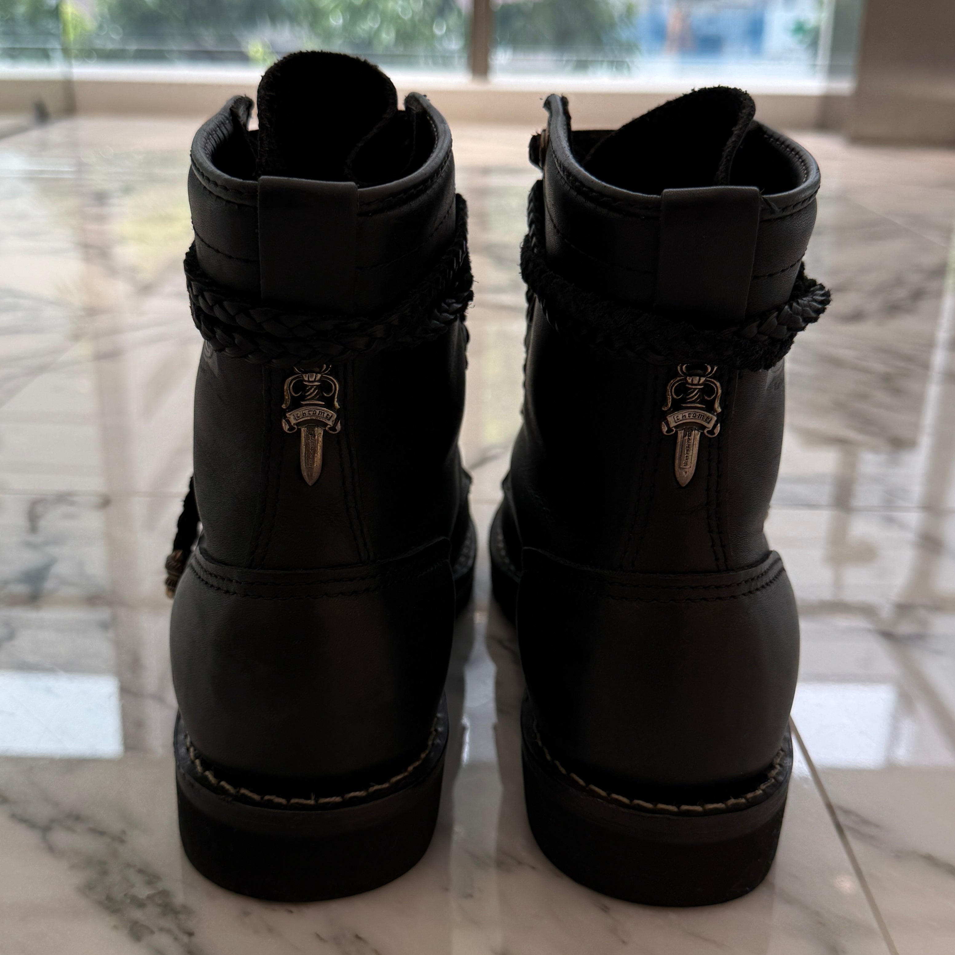 CHROME HEARTS × WESCO Custom JOBMASTER Leather Boots Size 7E(約25.0cm～25.5cm) クロムハーツ × ウエスコ カスタム ジョブマスター レザーブーツ サイズ7E(約25.0cm～25.5cm)