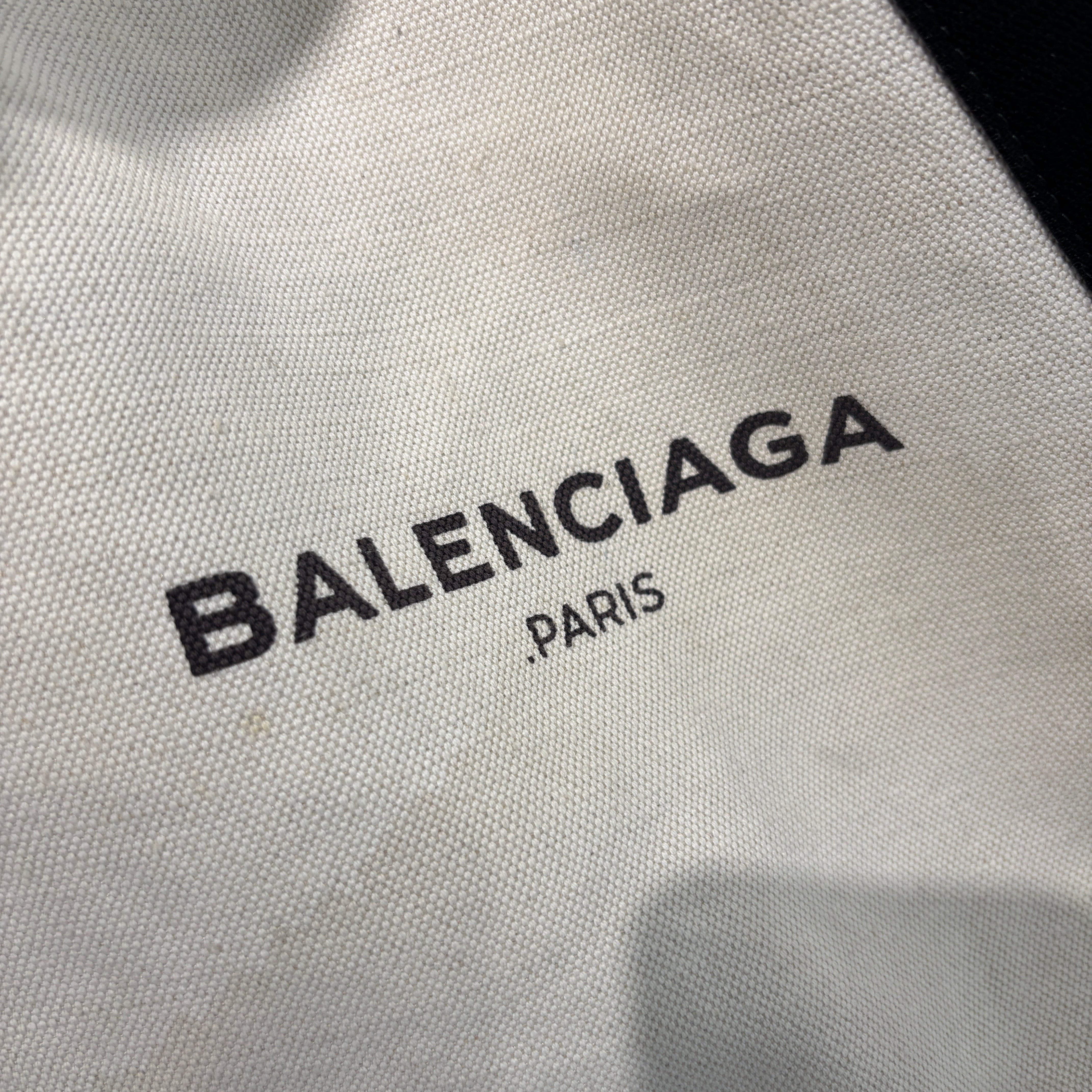 BALENCIAGA 2021SS Navy Cabas Tote Bag 581292 バレンシアガ ネイビーカバス トートバッグ