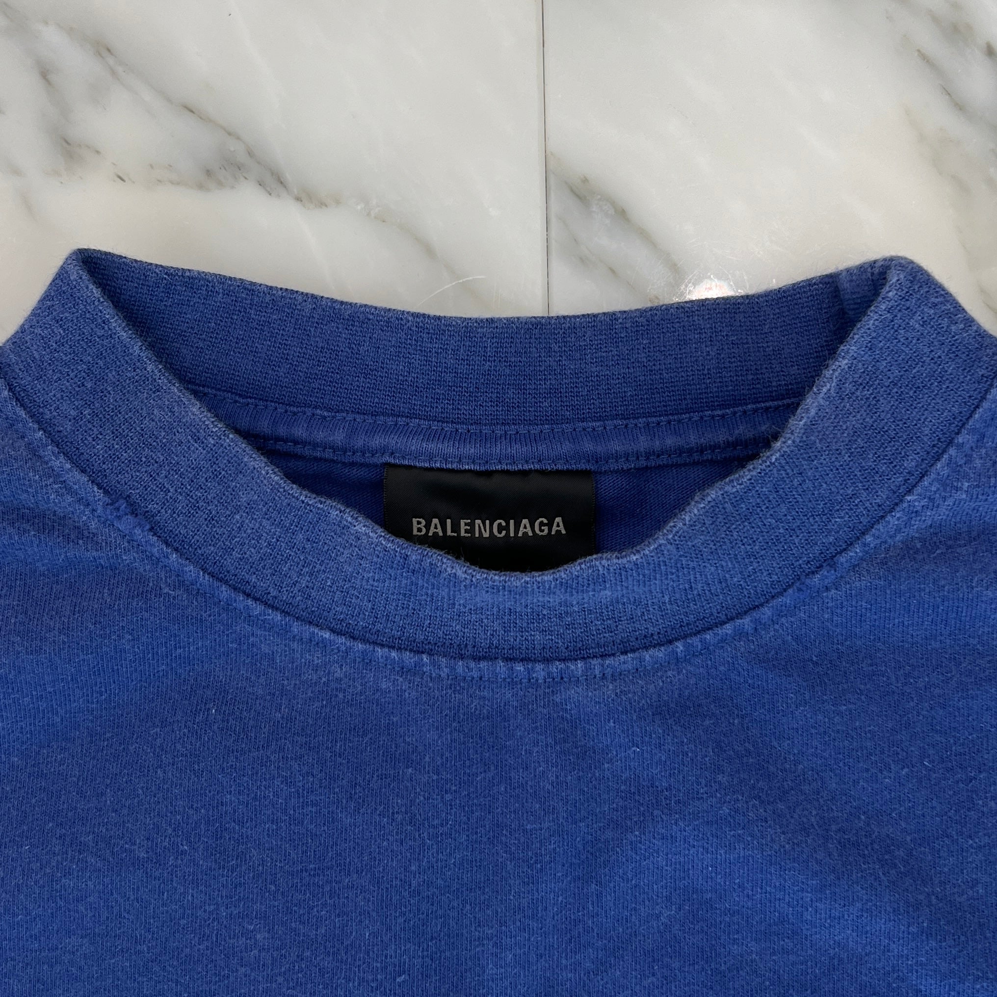 BALENCIAGA 2022AW Handwritten Campaign Logo Tee 641675 TNVE7 Size S バレンシアガ ハンドライトン キャンペーンロゴ Tシャツ サイズS