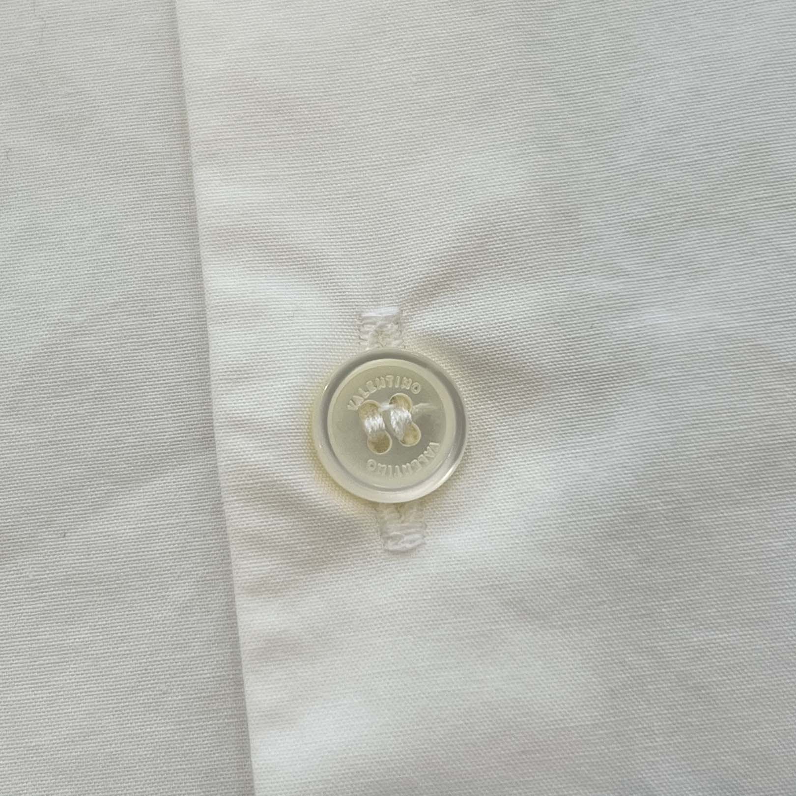 VALENTINO 2021AW V Logo Big Print Long Sleeve Shirt WV3ABA957KJ Size 38 ヴァレンティノ Vロゴ ビッグプリント ロングスリーブシャツ サイズ38