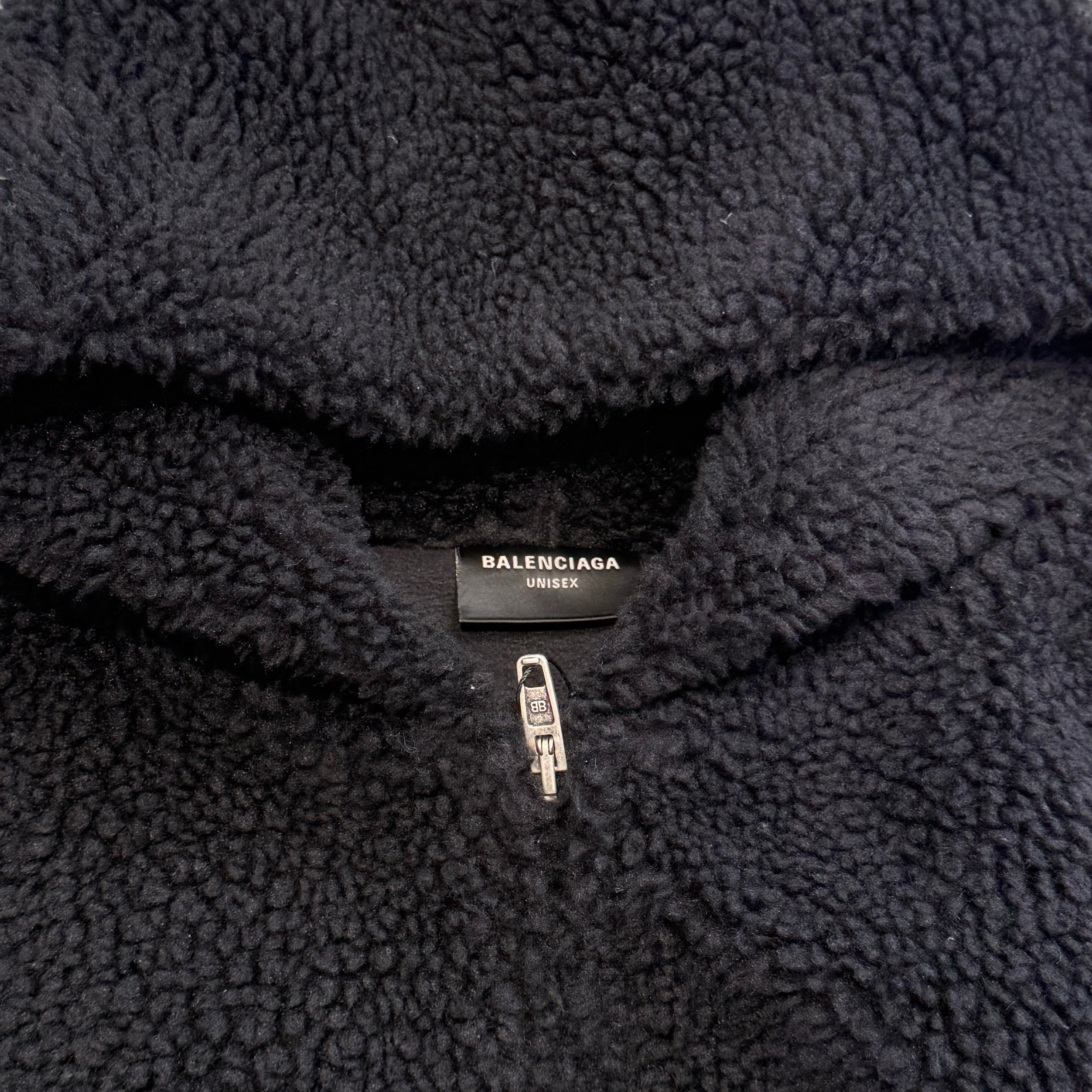 BALENCIAGA 2023AW Outerwear Faux Shearling Fleece Zip Blouson 768694 TKQ26 Size L バレンシアガ アウターウェア フェイク シアリング ボアフリース ジップブルゾン サイズL