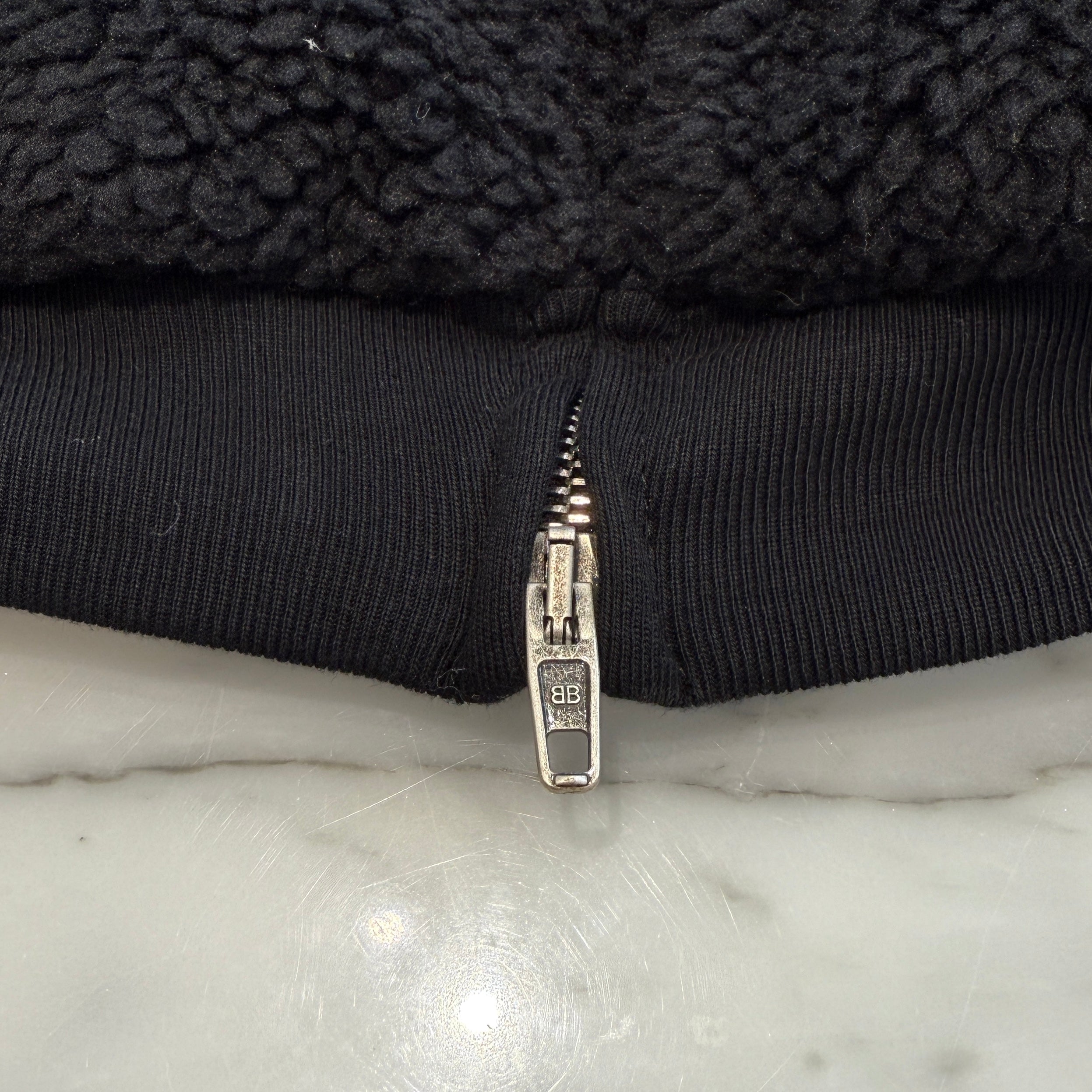 BALENCIAGA 2023AW Outerwear Faux Shearling Fleece Zip Blouson 768694 TKQ26 Size L バレンシアガ アウターウェア フェイク シアリング ボアフリース ジップブルゾン サイズL