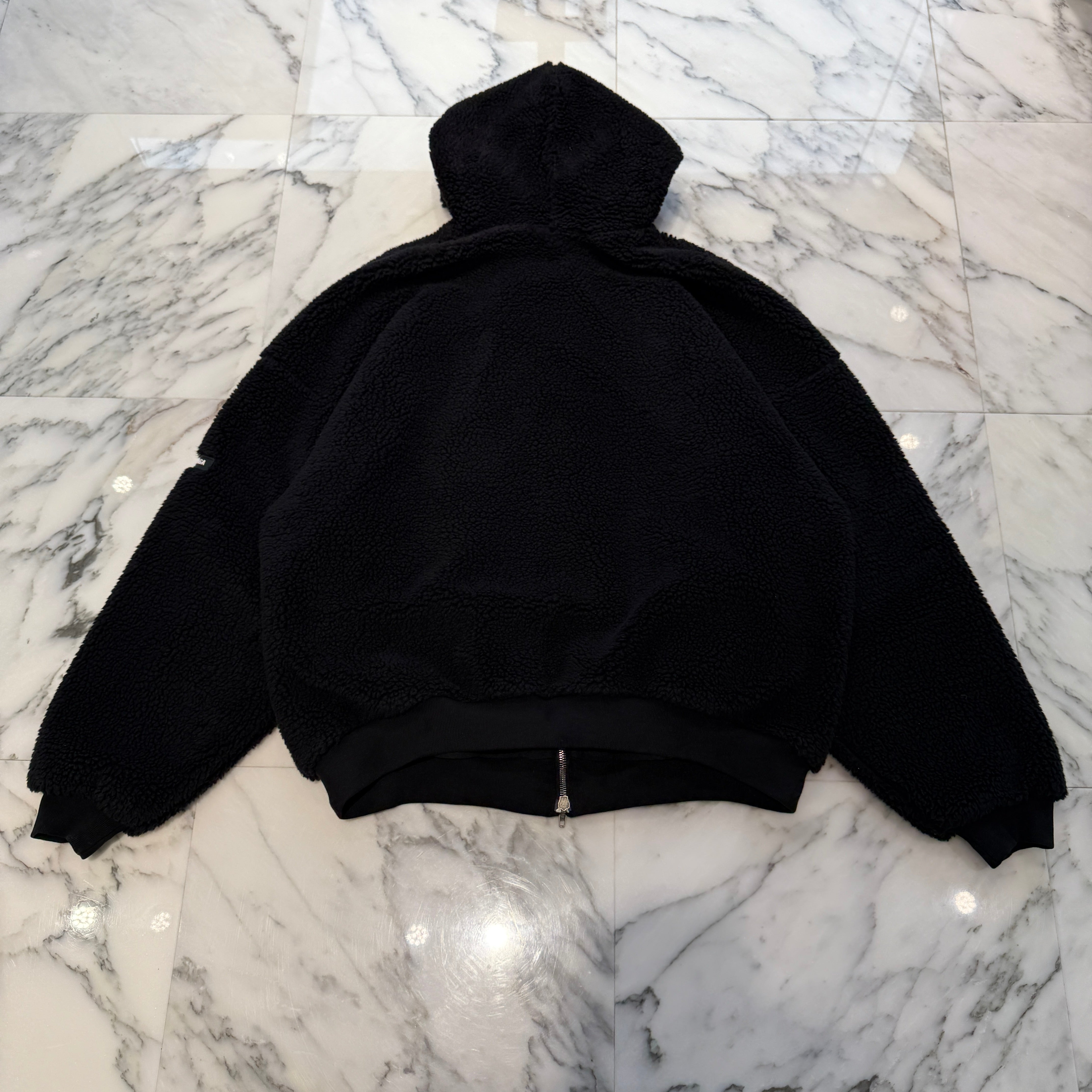 BALENCIAGA 2023AW Outerwear Faux Shearling Fleece Zip Blouson 768694 TKQ26 Size L バレンシアガ アウターウェア フェイク シアリング ボアフリース ジップブルゾン サイズL