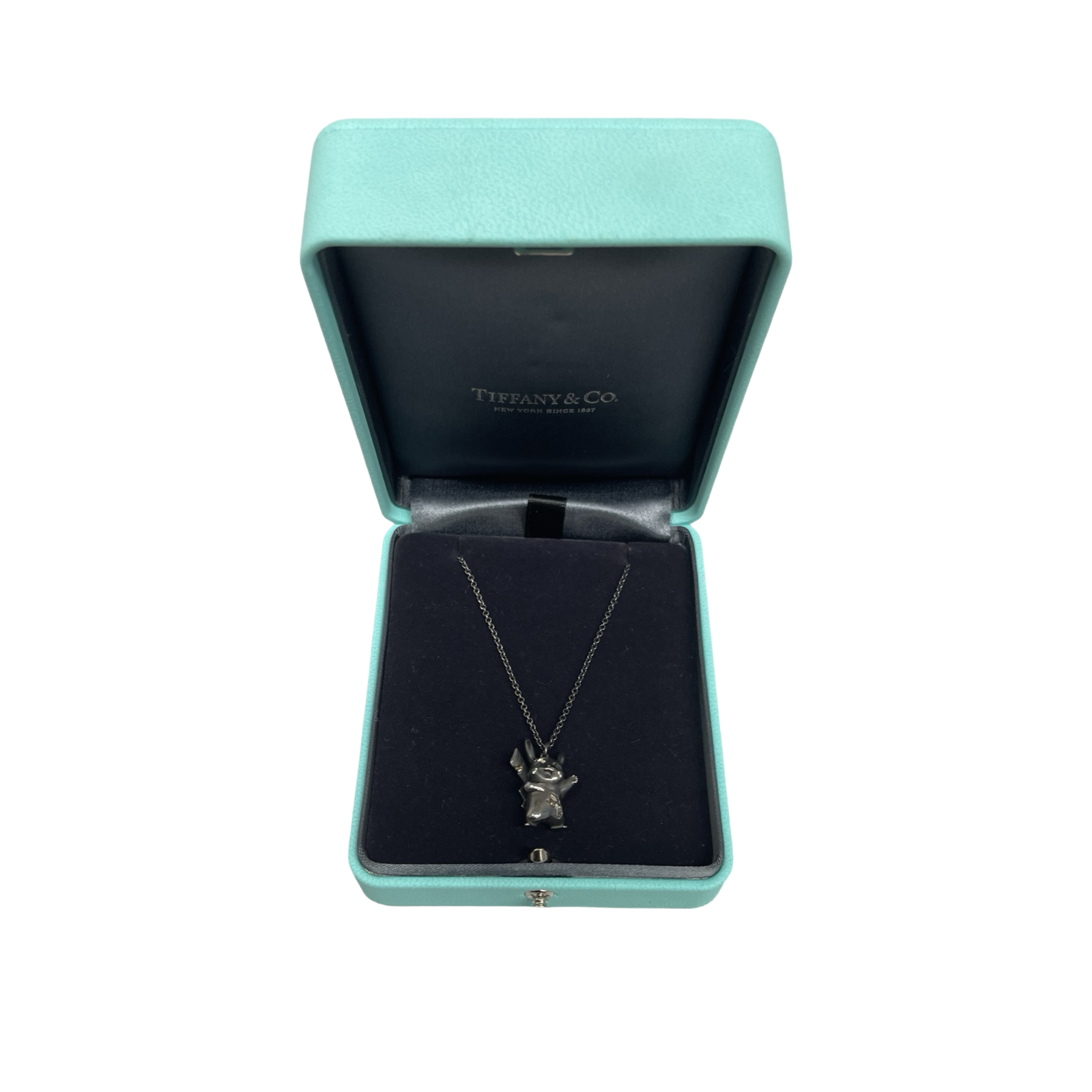 Tiffany Co. × Arsham Studios × Pokémon Oxidized Sterling Silver Pikachu Necklace