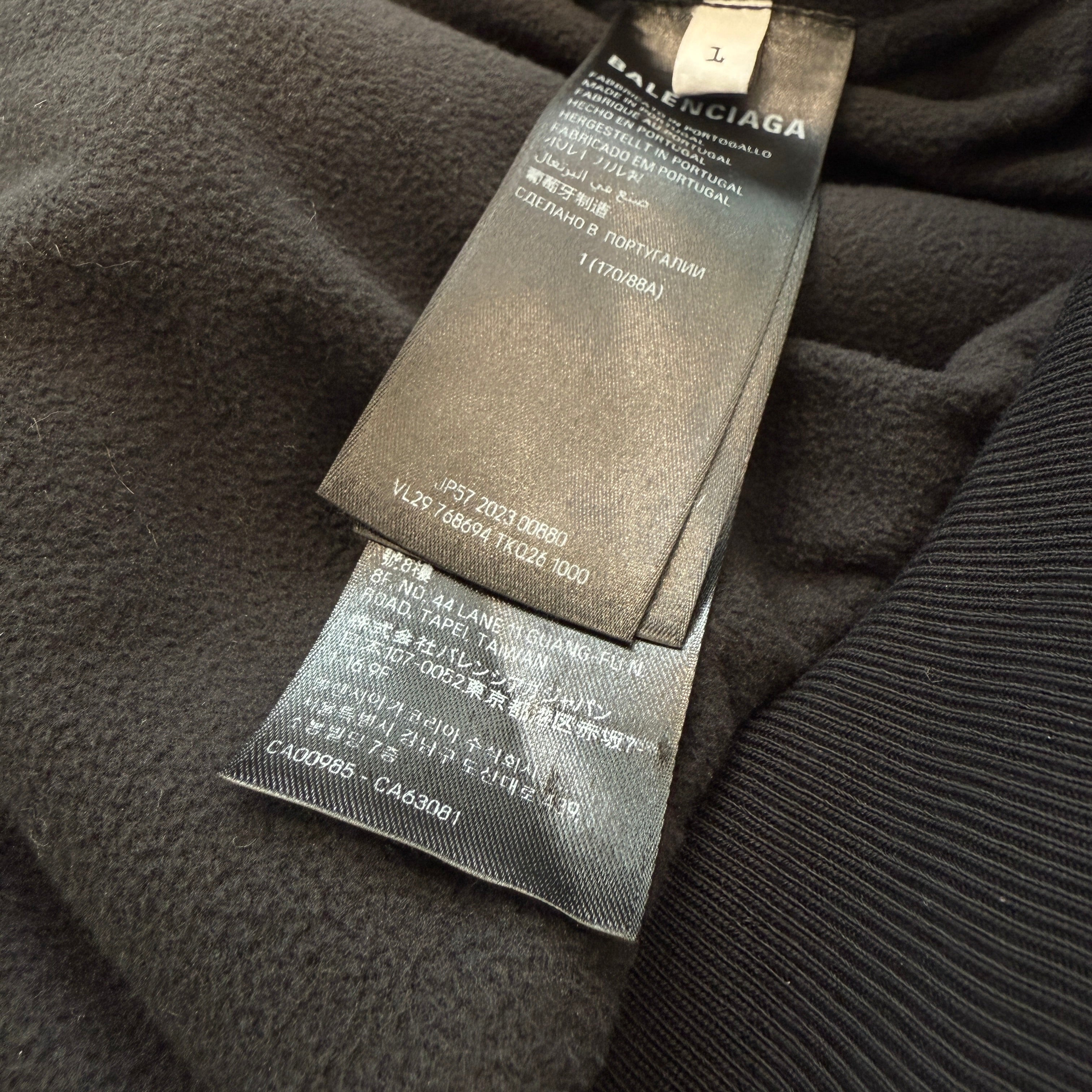 BALENCIAGA 2023AW Outerwear Faux Shearling Fleece Zip Blouson 768694 TKQ26 Size L バレンシアガ アウターウェア フェイク シアリング ボアフリース ジップブルゾン サイズL