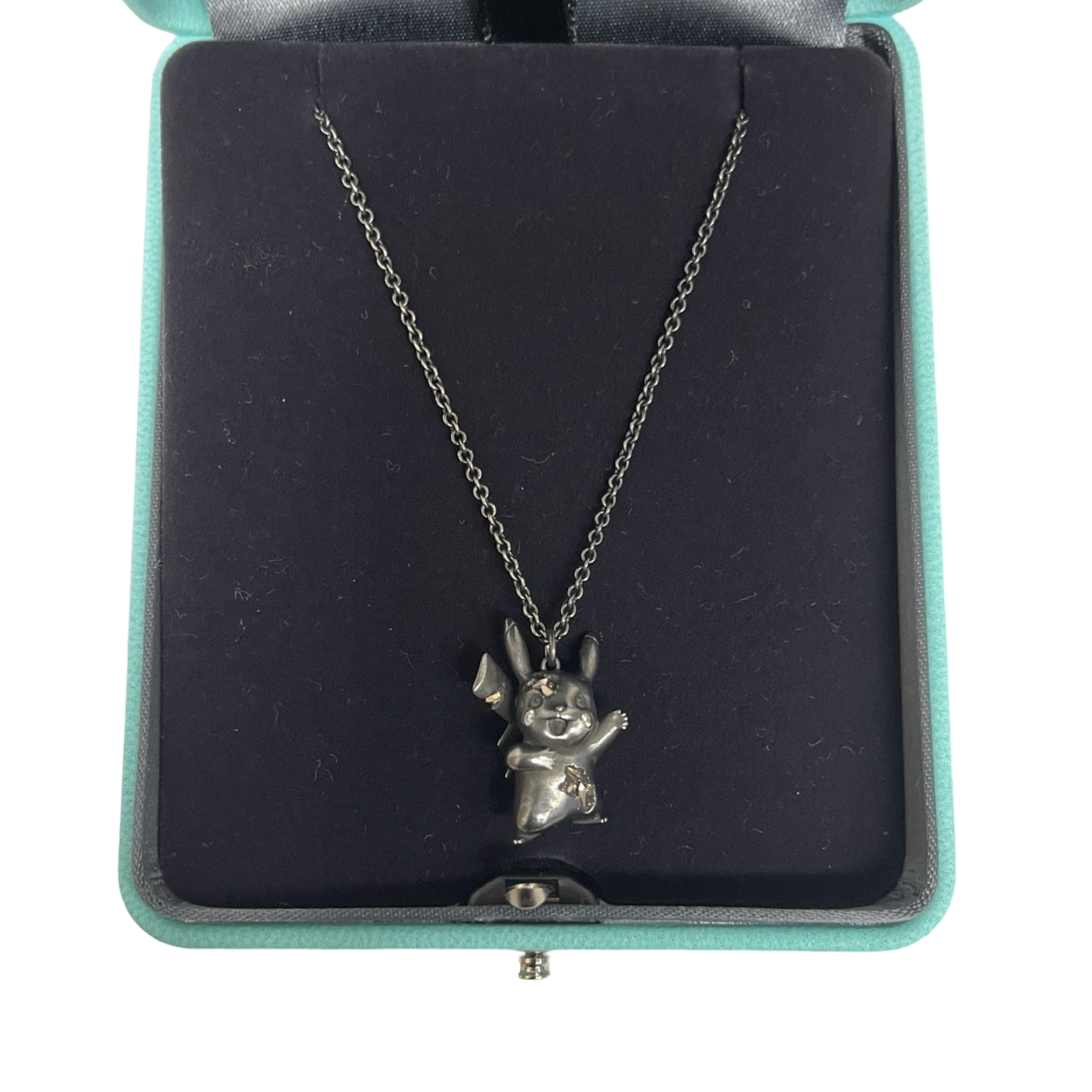 Tiffany Co. × Arsham Studios × Pokémon Oxidized Sterling Silver Pikachu Necklace