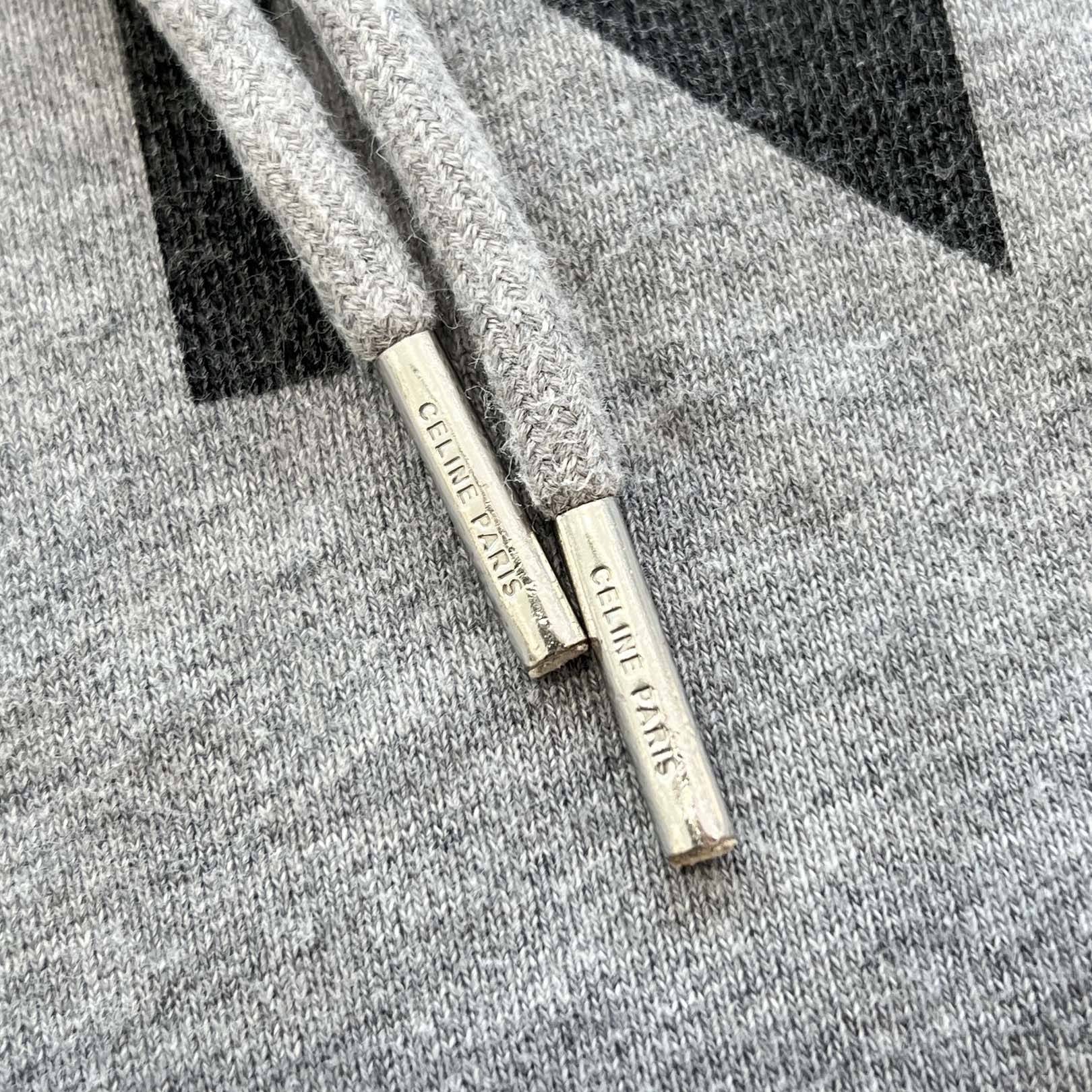 CELINE 2021SS Logo Print Pullover Hoodie 2Y321052H Size L セリーヌ ロゴプリント プルオーバー フーディ サイズL