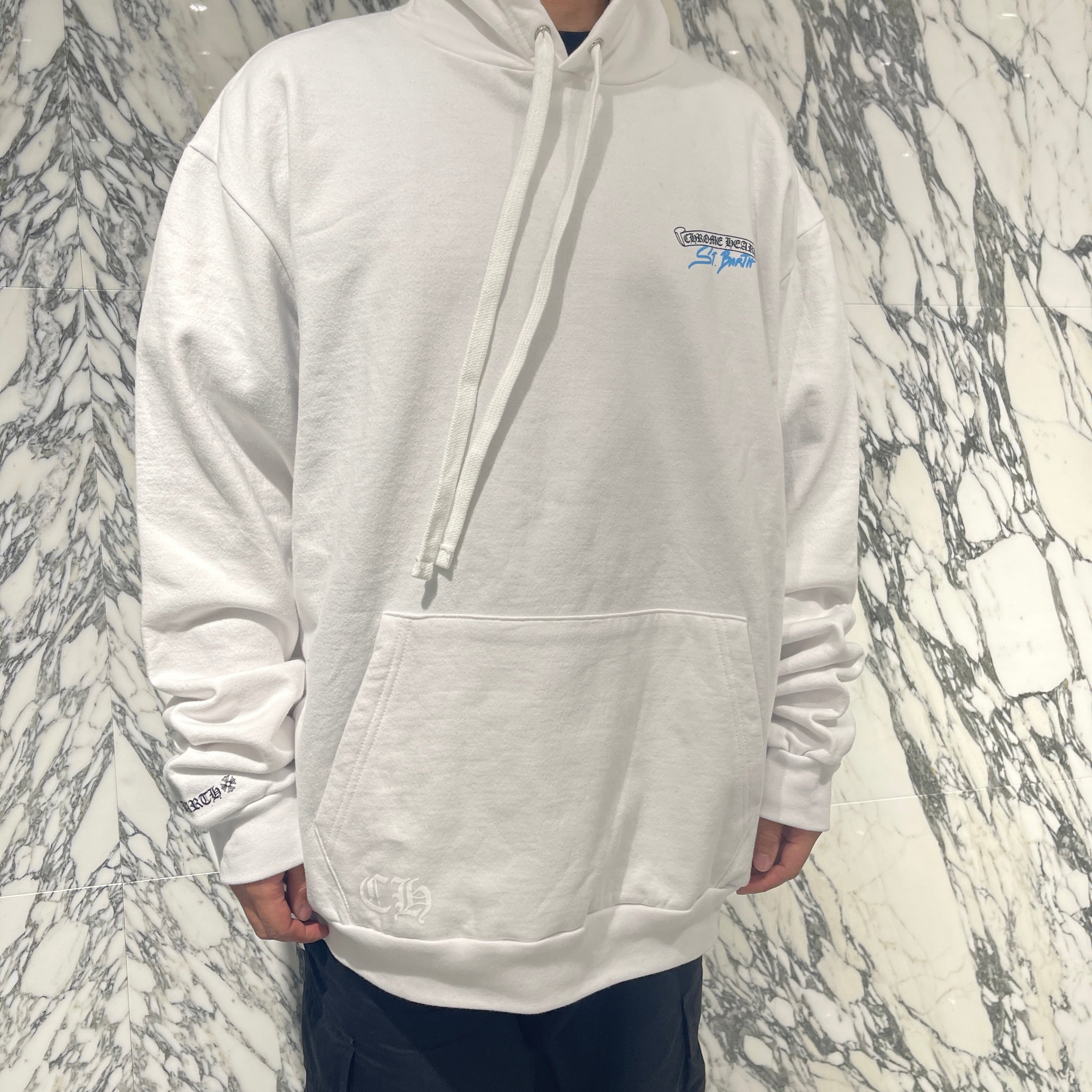 CHROME HEARTS St.Barth Limited Horseshoe Pullover Hoodie Size XL クロムハーツ セントバース限定 ホースシュー プルオーバーフーディ サイズXL