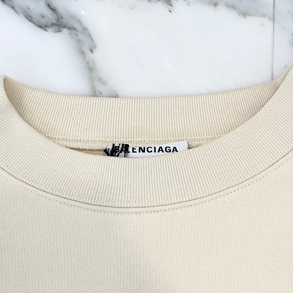 BALENCIAGA 2021AW Campaign Logo Sweatshirt 697869 TKVI9 Size XS バレンシアガ キャンペーンロゴ スウェットシャツ サイズ XS