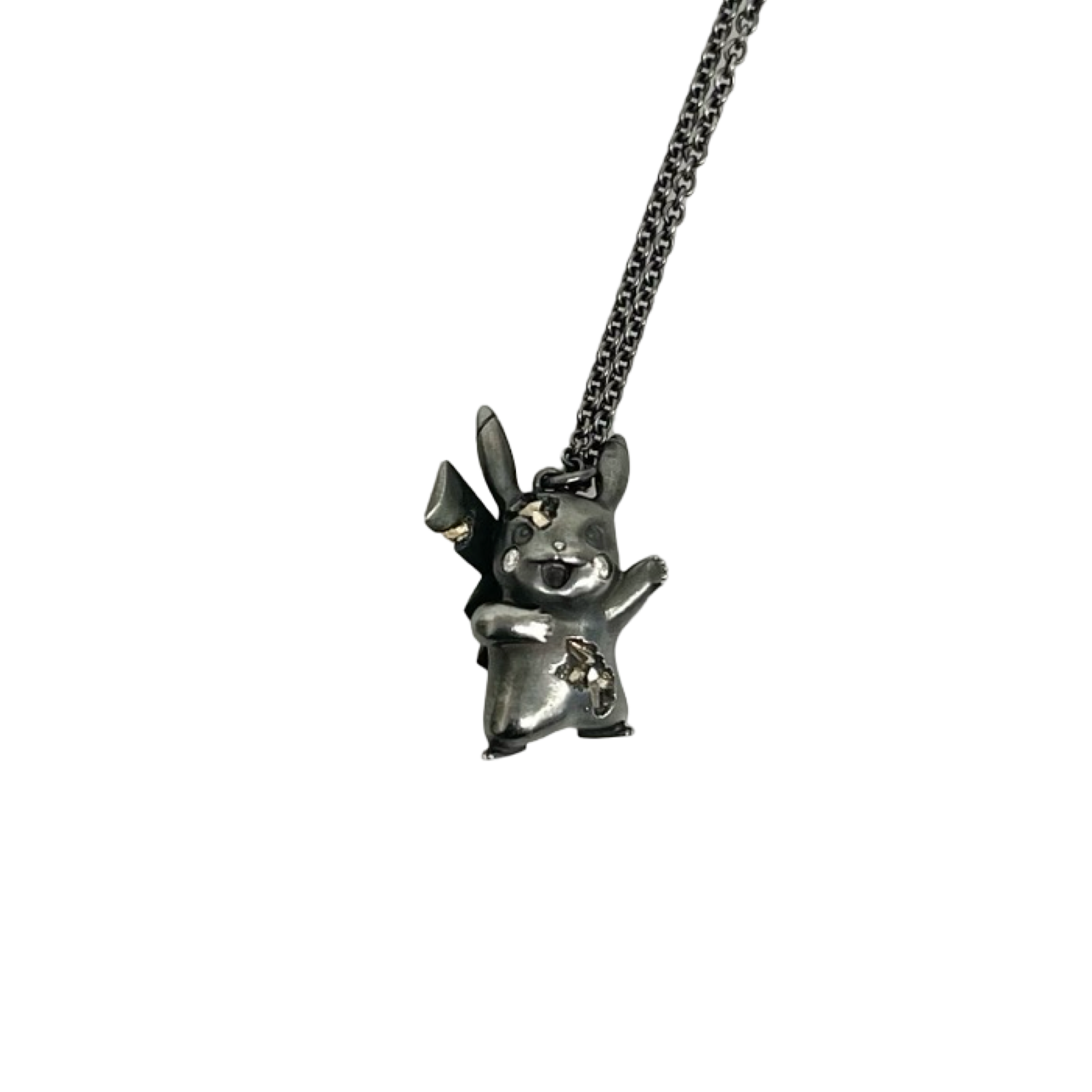Tiffany Co. × Arsham Studios × Pokémon Oxidized Sterling Silver Pikachu Necklace