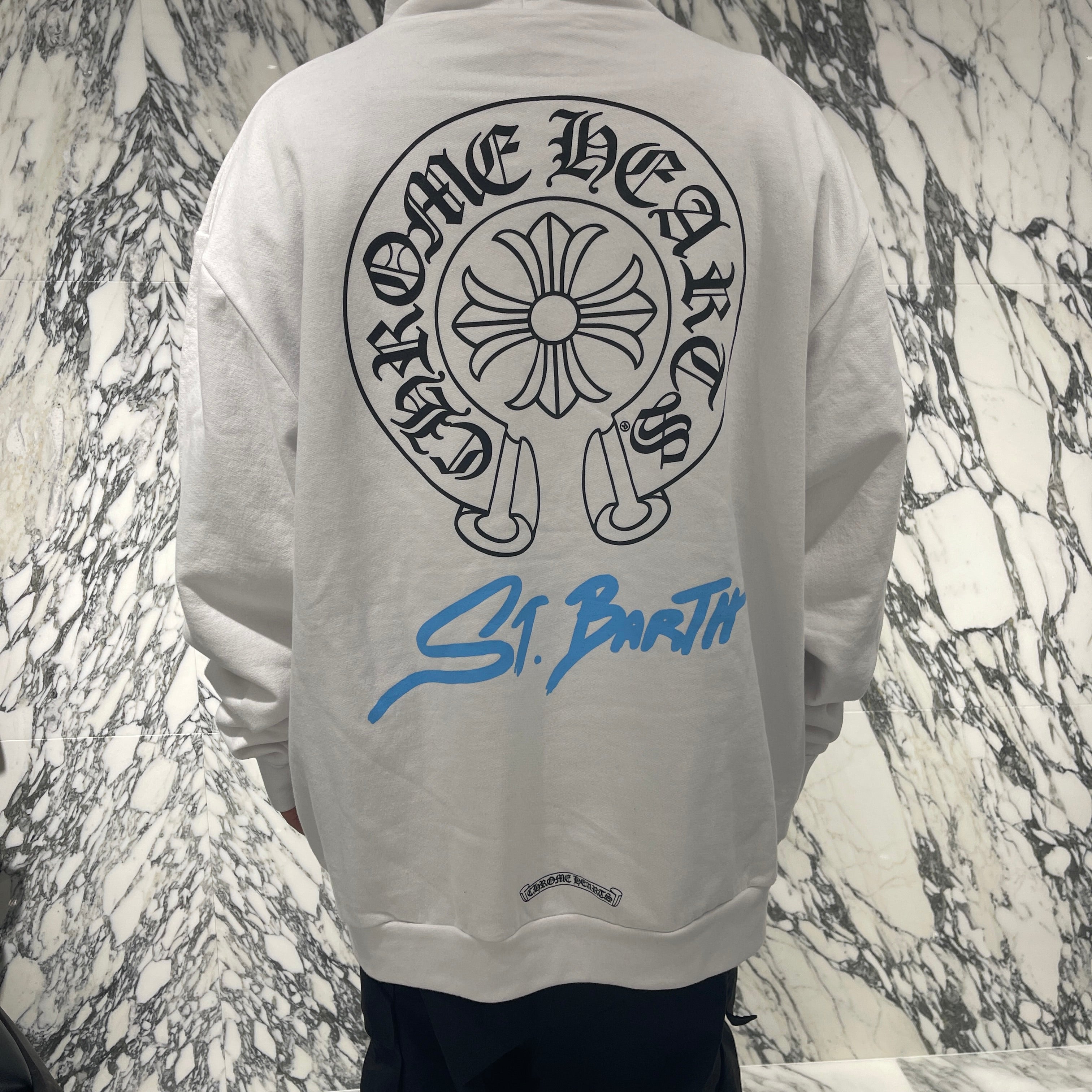 CHROME HEARTS St.Barth Limited Horseshoe Pullover Hoodie Size XL クロムハーツ セントバース限定 ホースシュー プルオーバーフーディ サイズXL