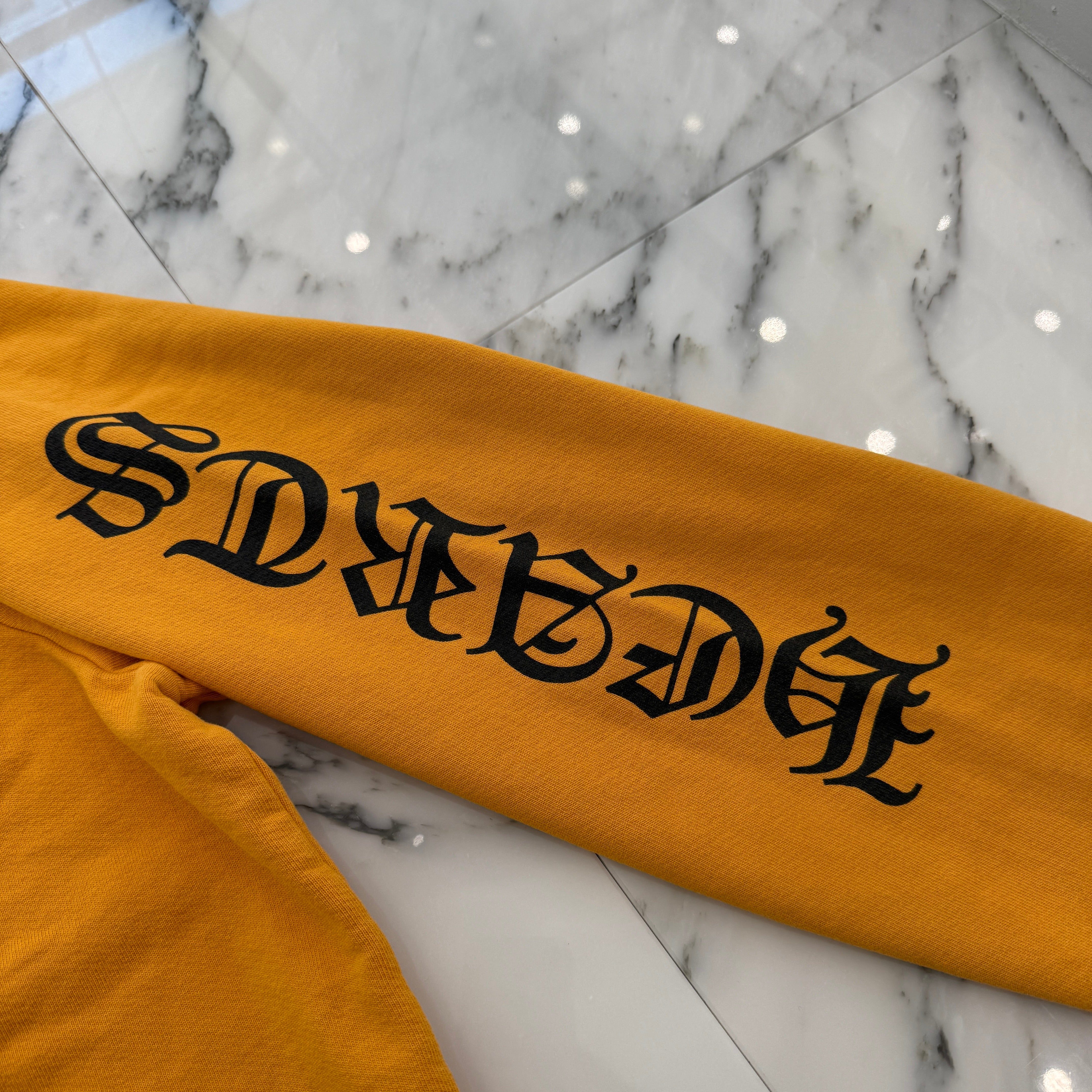 CHROME HEARTS Masterd Yellow Vertical Logo Sweat Shirt Size XL クロムハーツ ヴァーティカルロゴ スウェットシャツ サイズXL