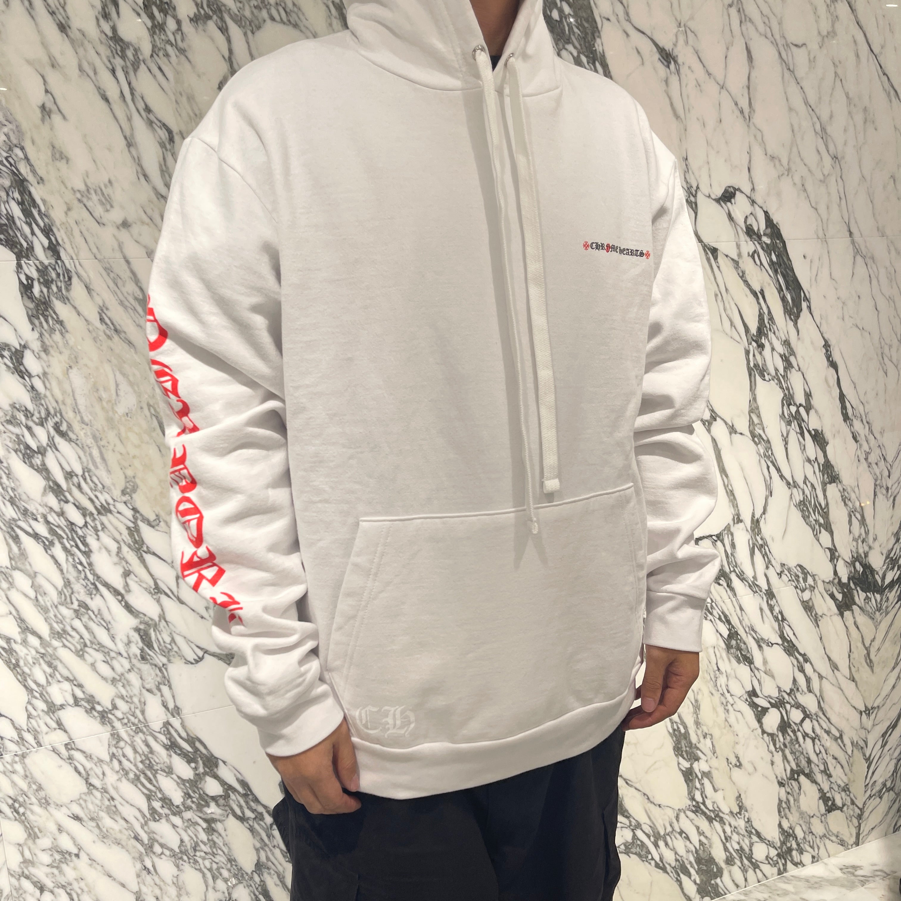 CHROME HEARTS × The Rolling Stones New York Limited Lip & Tan Pullover Hoodie Size M クロムハーツ × ローリングストーンズ ニューヨーク限定 リップアンドタン プルオーバー フーディ サイズM